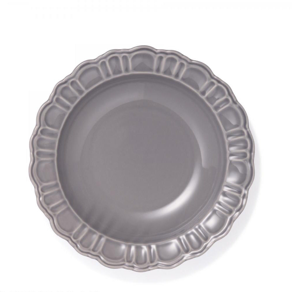 Pomponner Grey Dessert Plate
