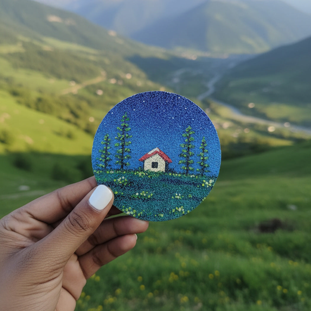 Cork Coaster Set of 2 – Pulga Valley