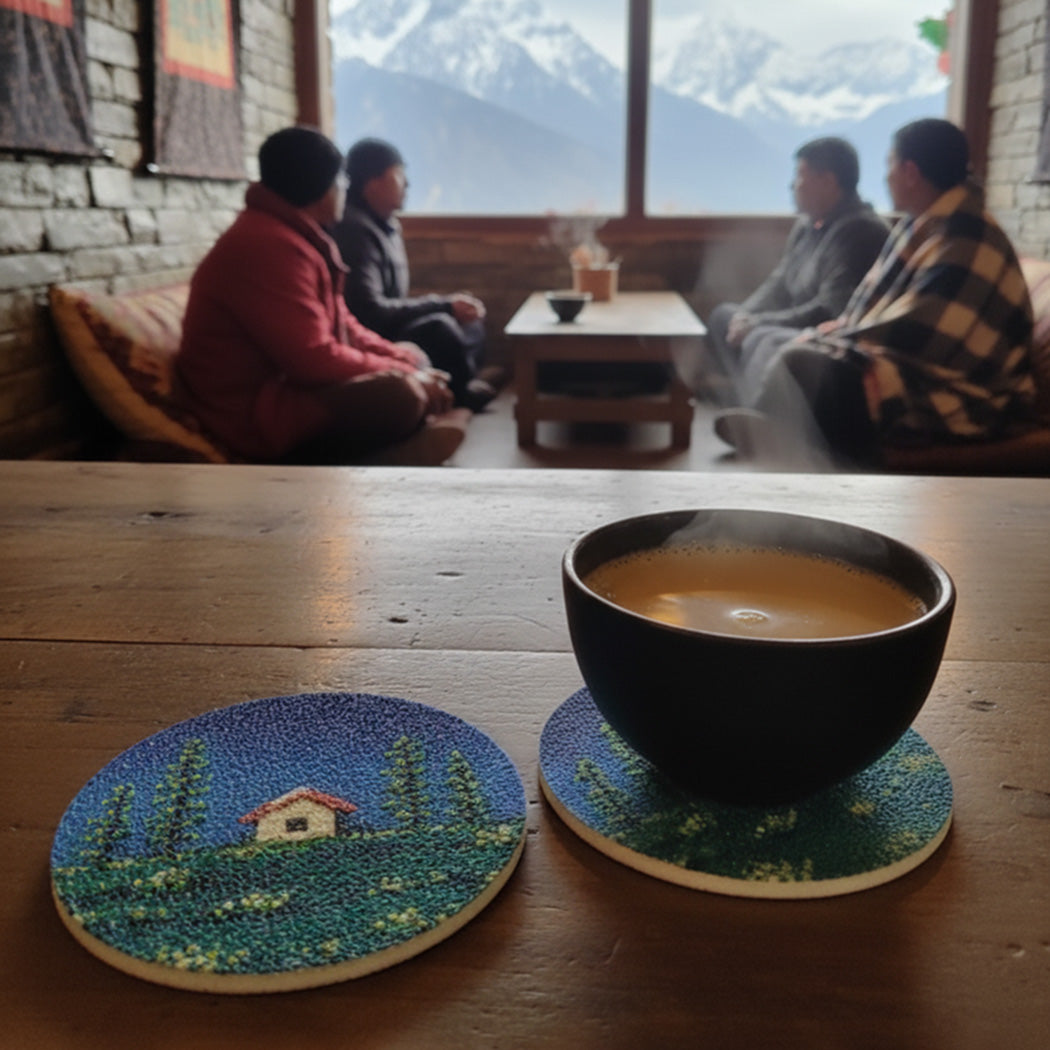 Cork Coaster Set of 2 – Pulga Valley