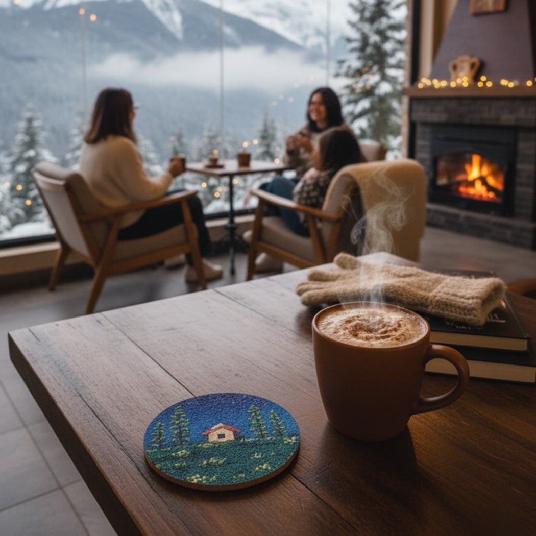 Cork Coaster Set of 2 – Pulga Valley