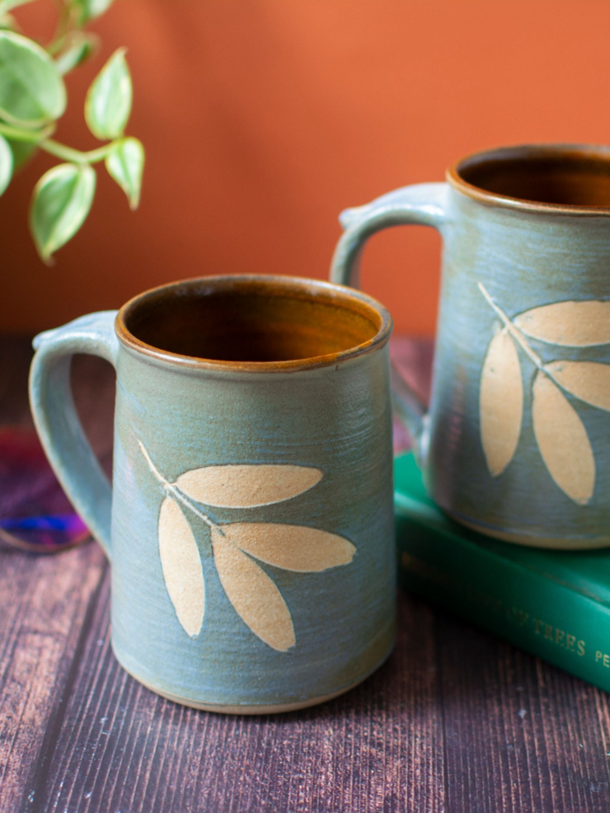Raindrops Beer Mugs- Set of 2
