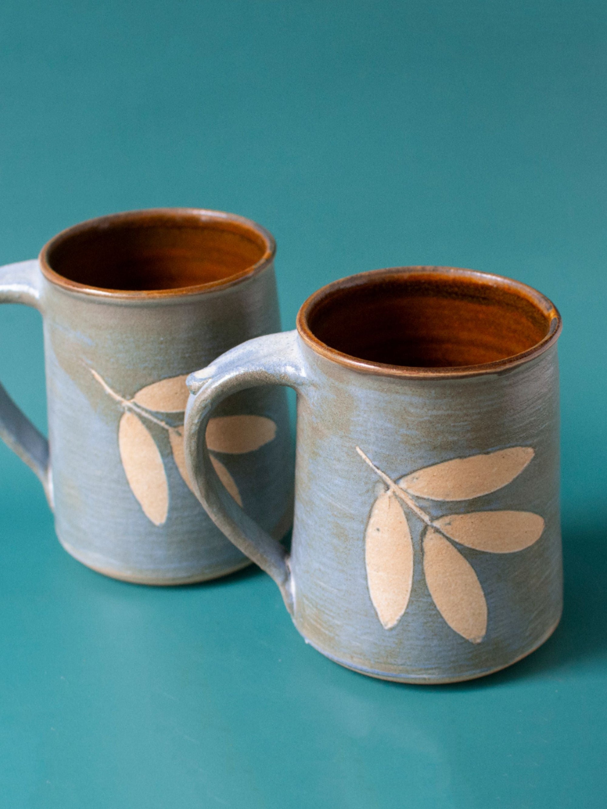 Raindrops Beer Mugs- Set of 2