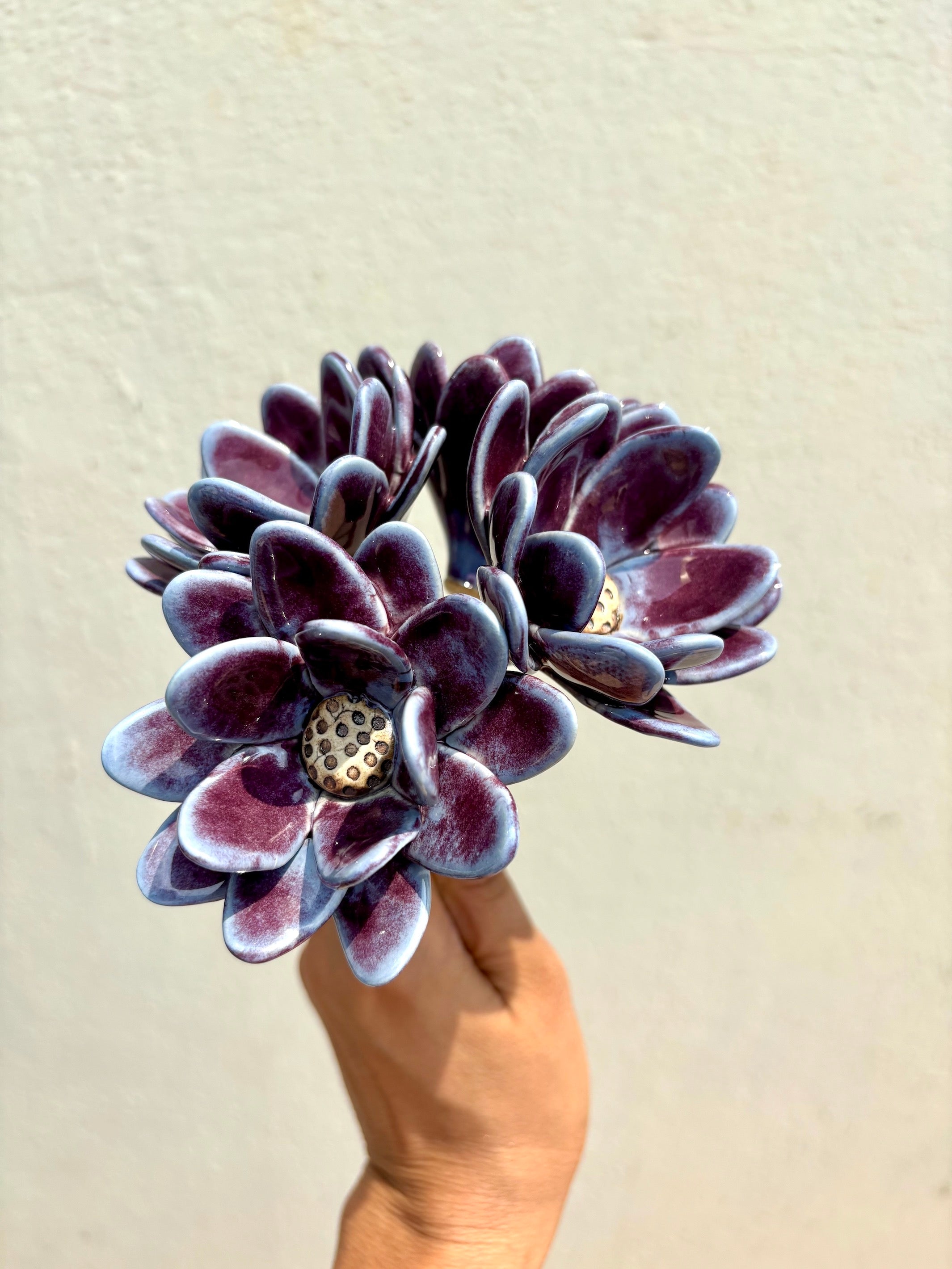 Rainflower Single flower Stem - Purple