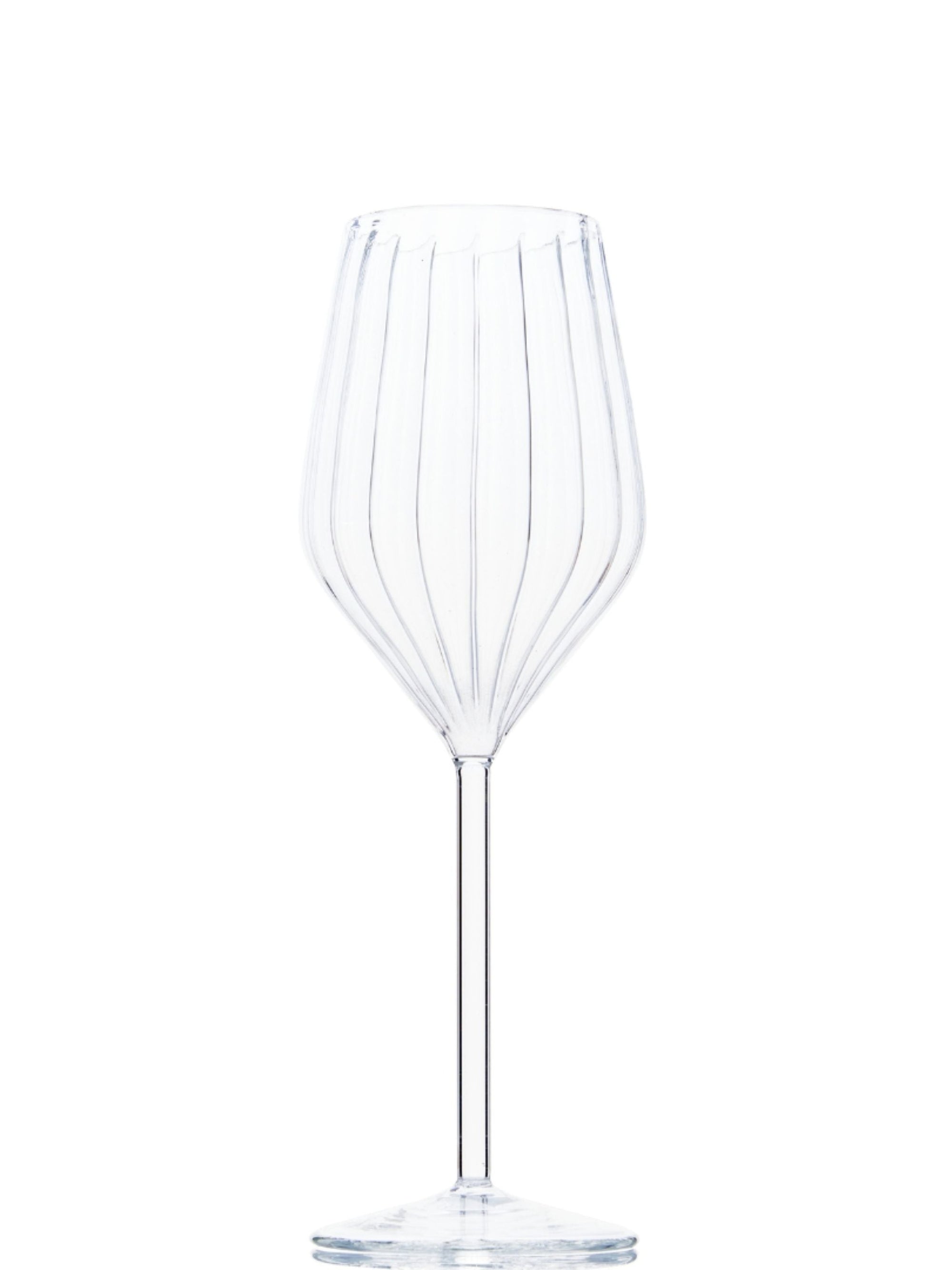 Ribbed Diamond Designer Wine Glass _ 350ml _ Set