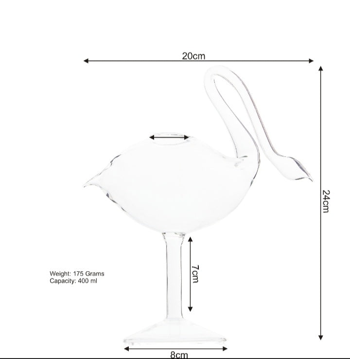 Flamingo Sip Designer Glass | 400ml