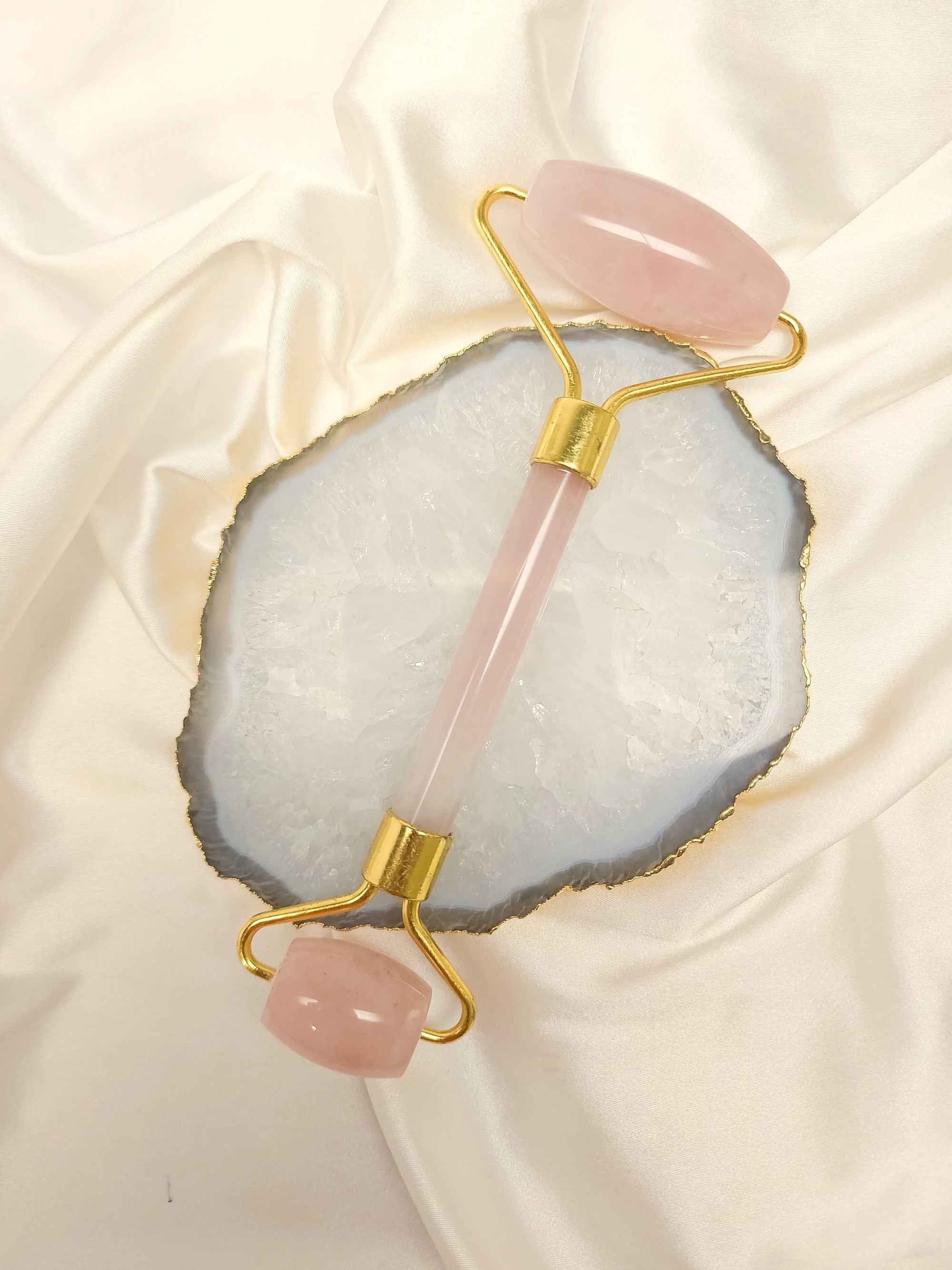 Face Roller - Rose Quartz
