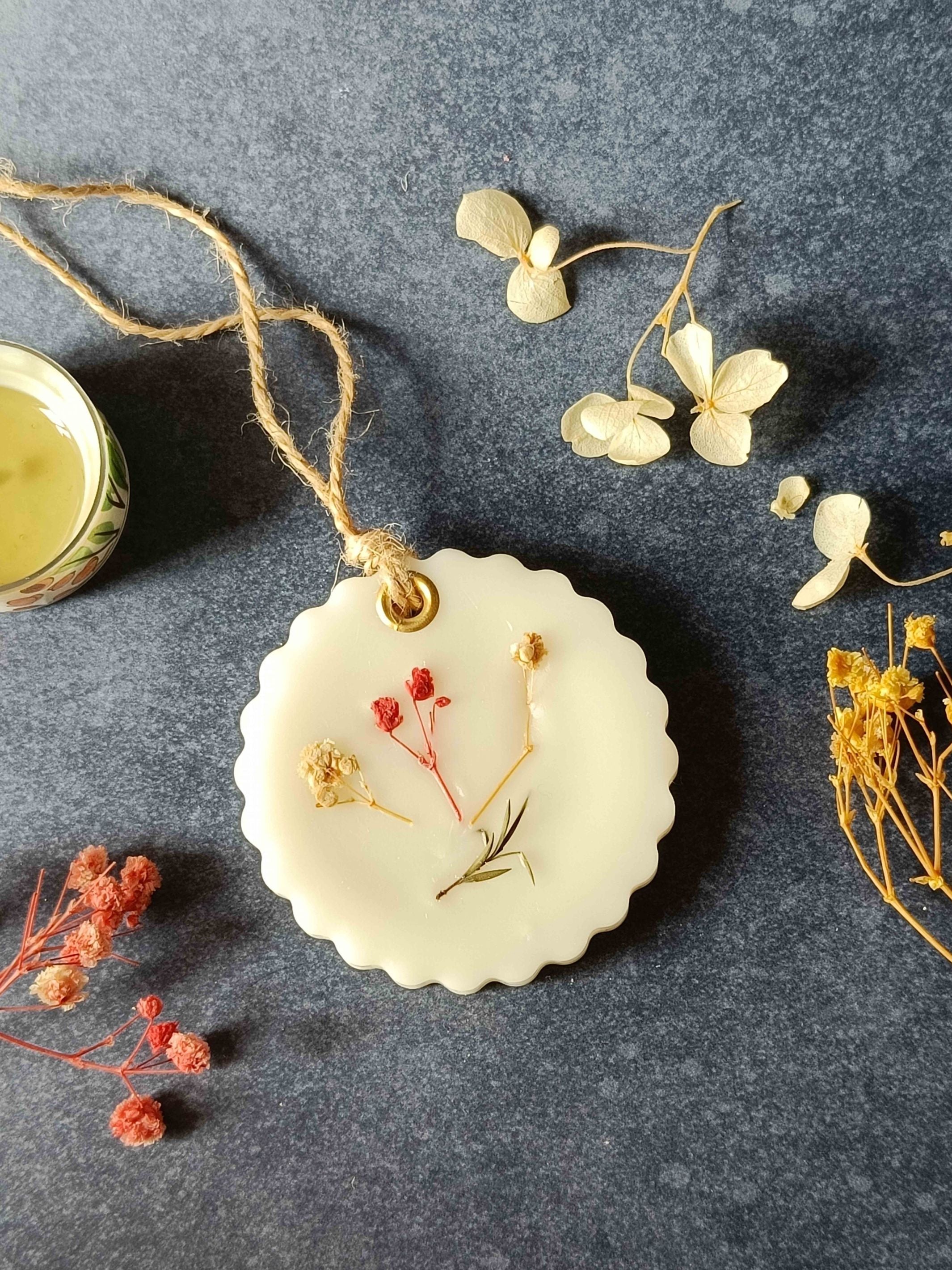 Scented Wax Sachet Circle Frame - Gypso