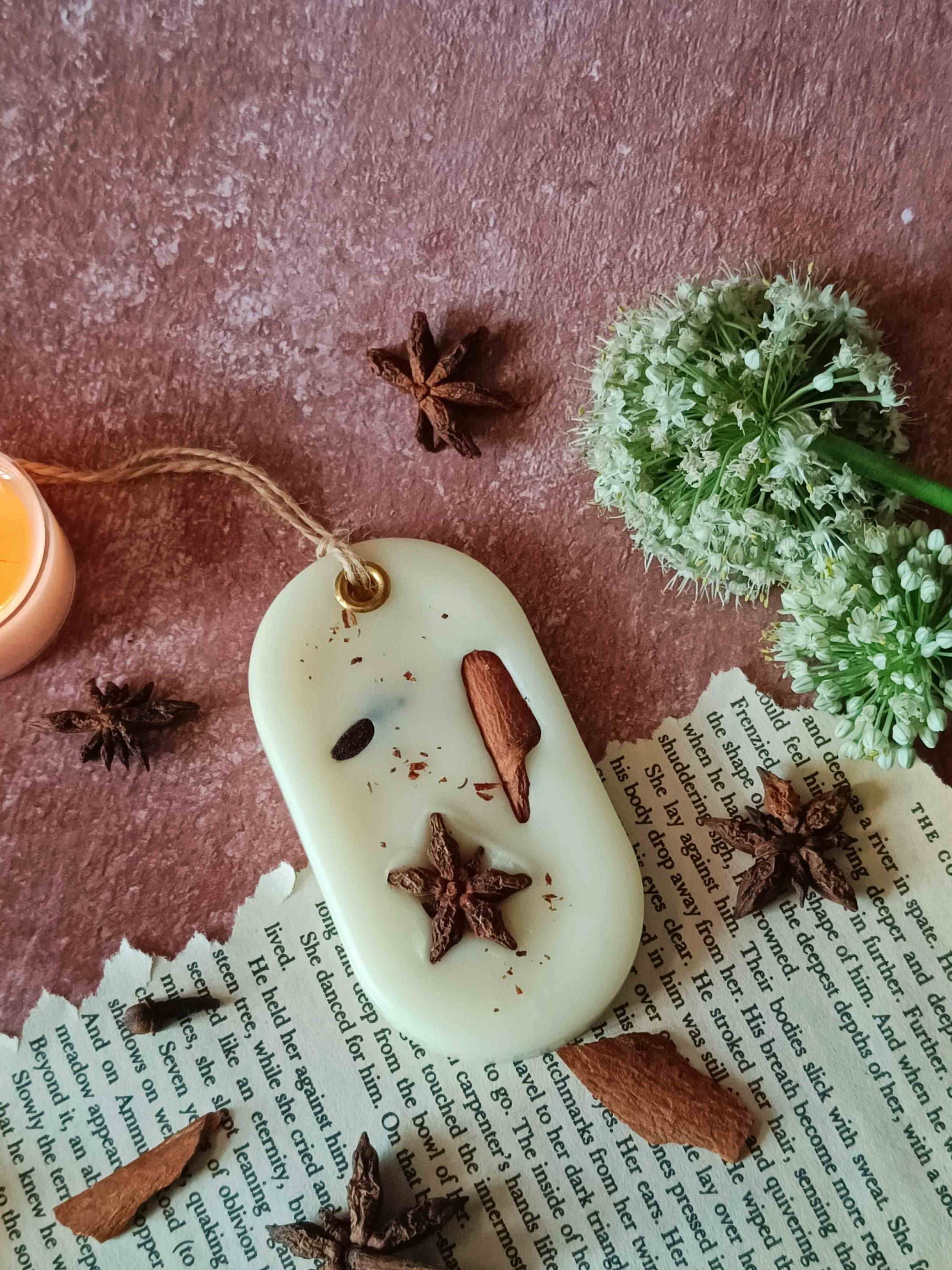 Scented Wax Sachet Curved Rectangle - Star Anise