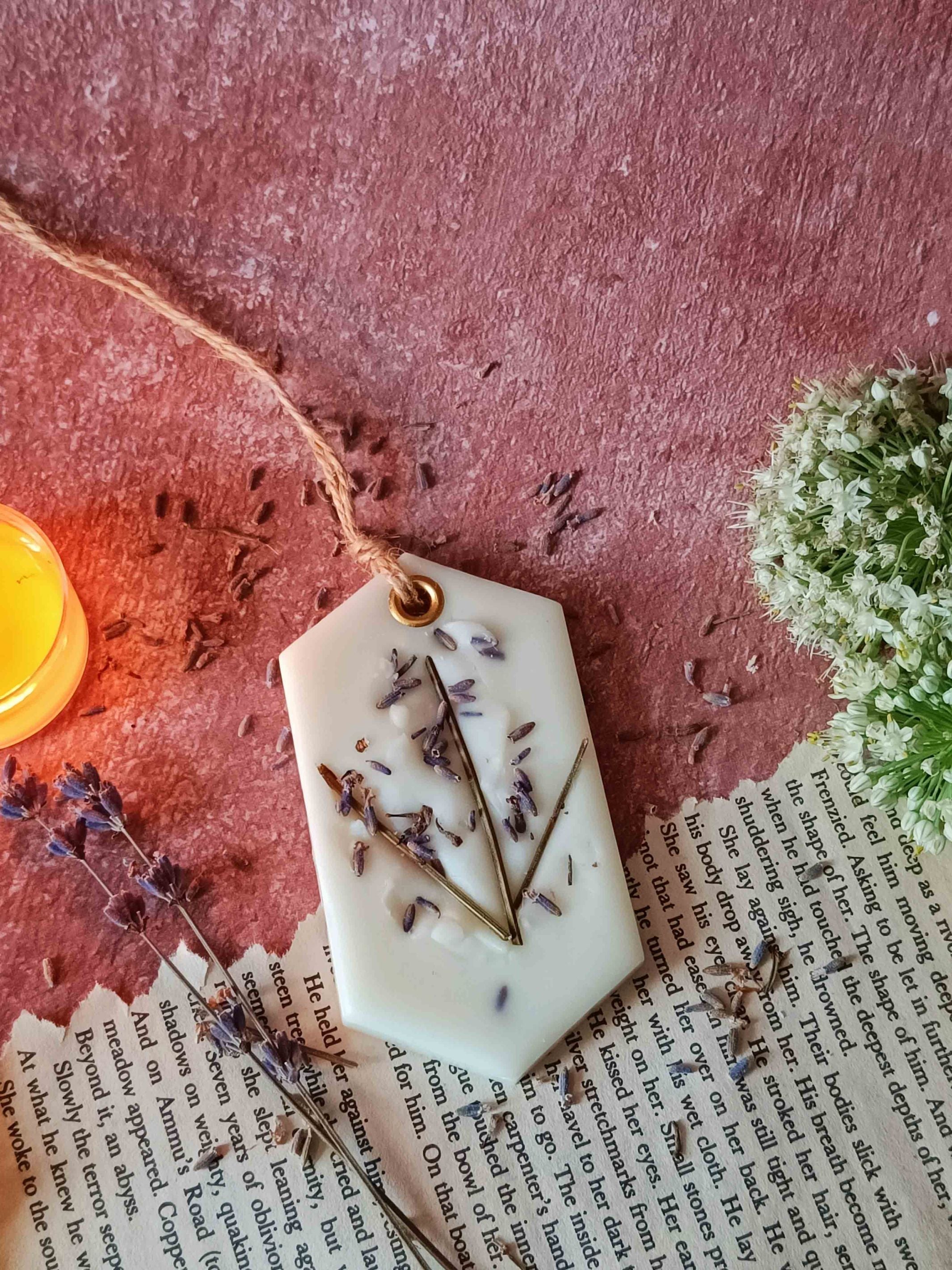 Scented Wax Sachet Hexagon - Lavender