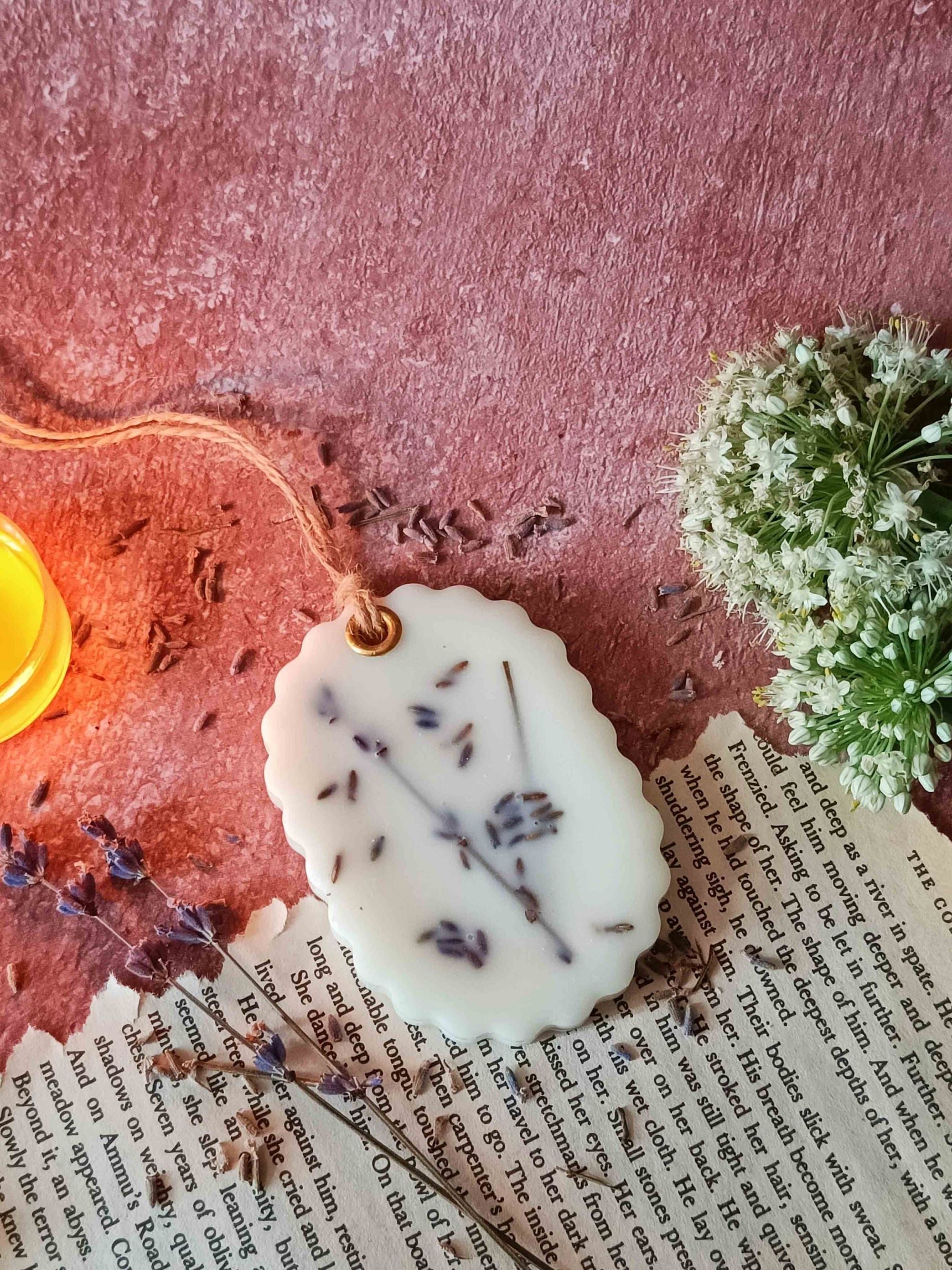 Scented Wax Sachet Oval - Lavender
