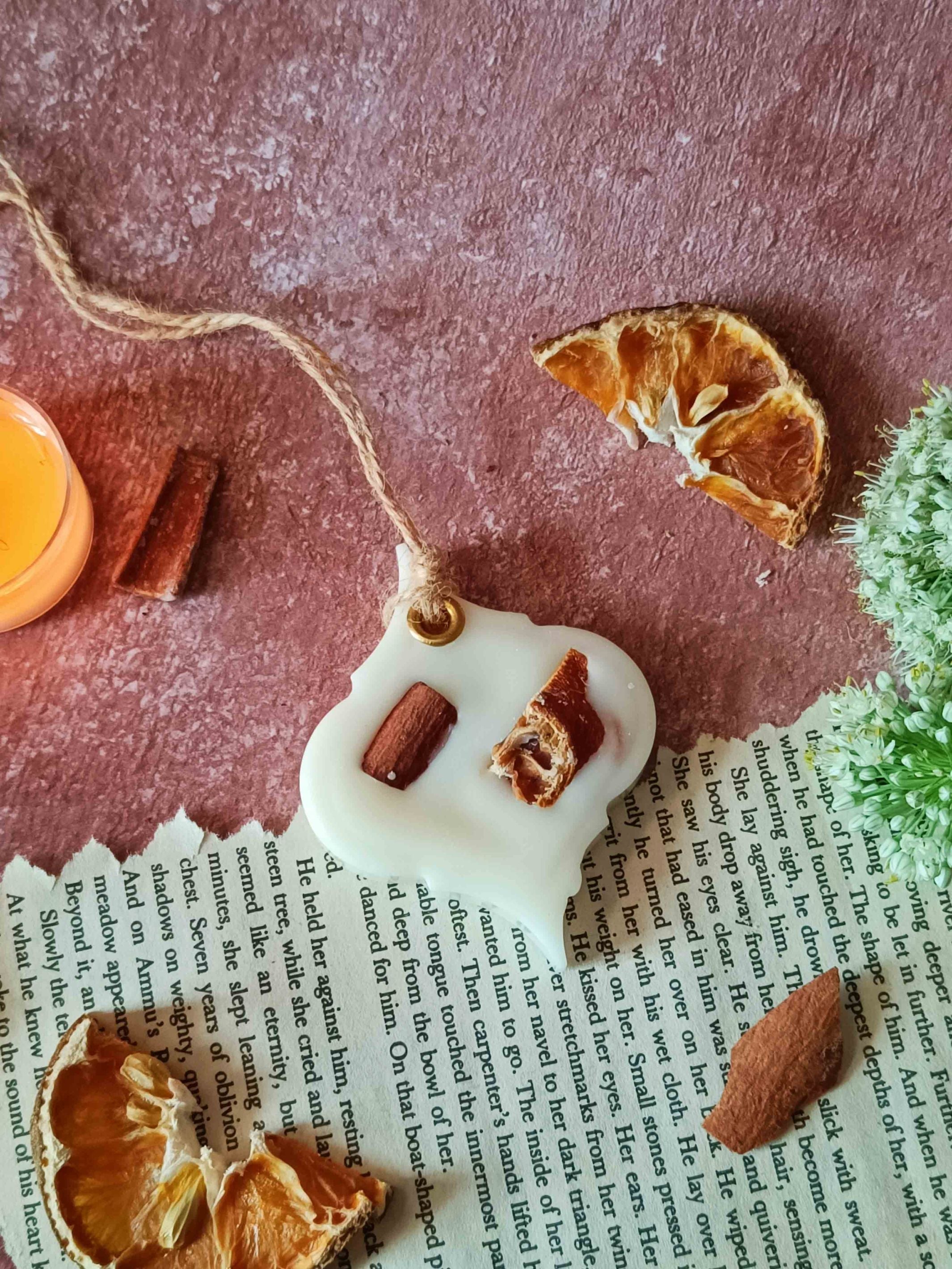 Scented Wax Sachet Rain Drop - Orange