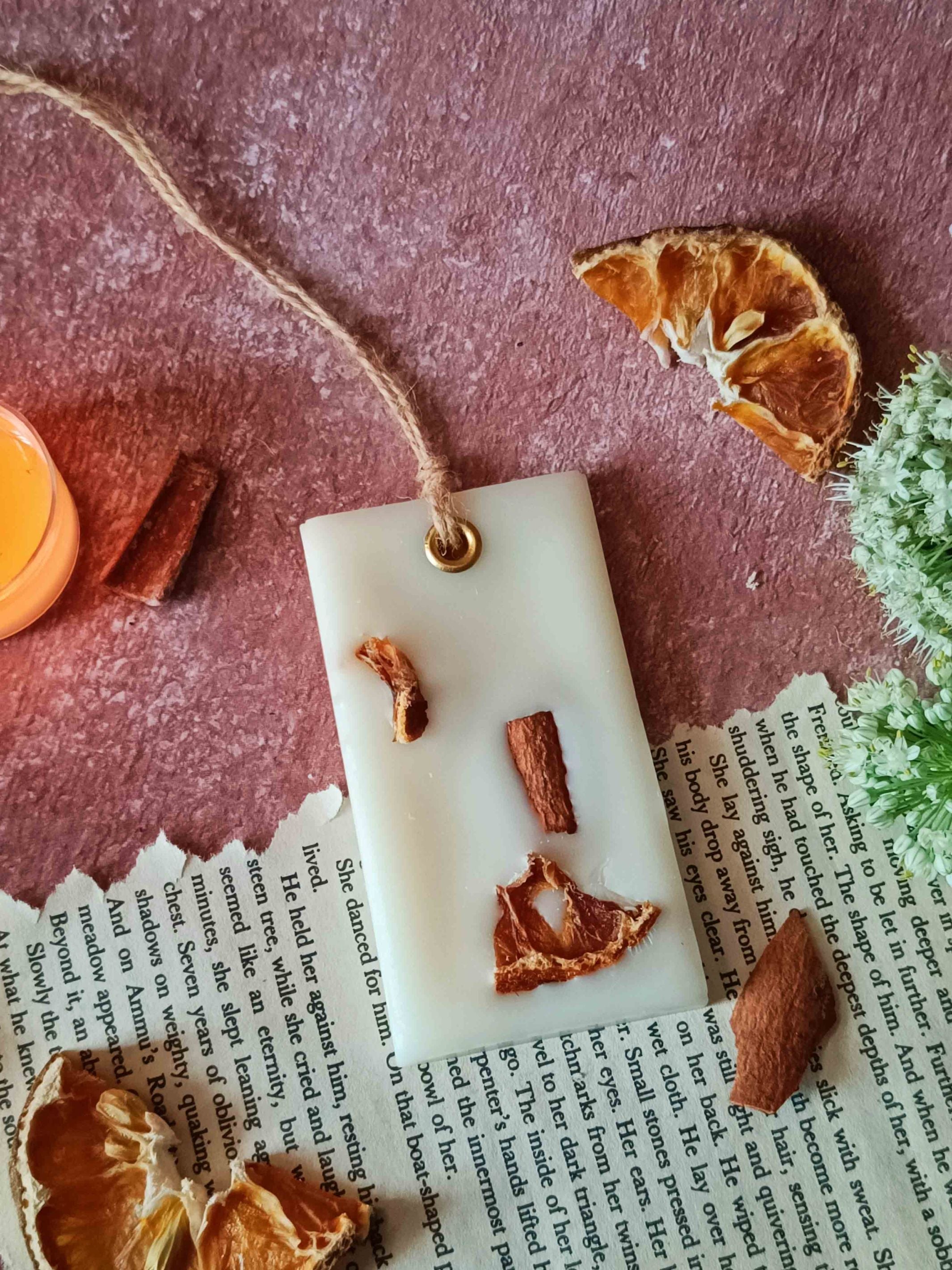 Scented Wax Sachet Rectangle - Orange