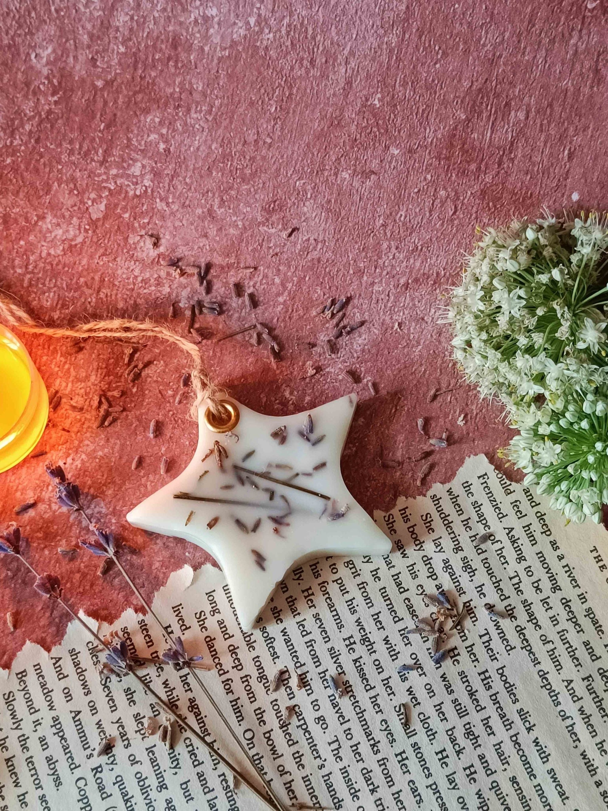 Scented Wax Sachet Star - Lavender