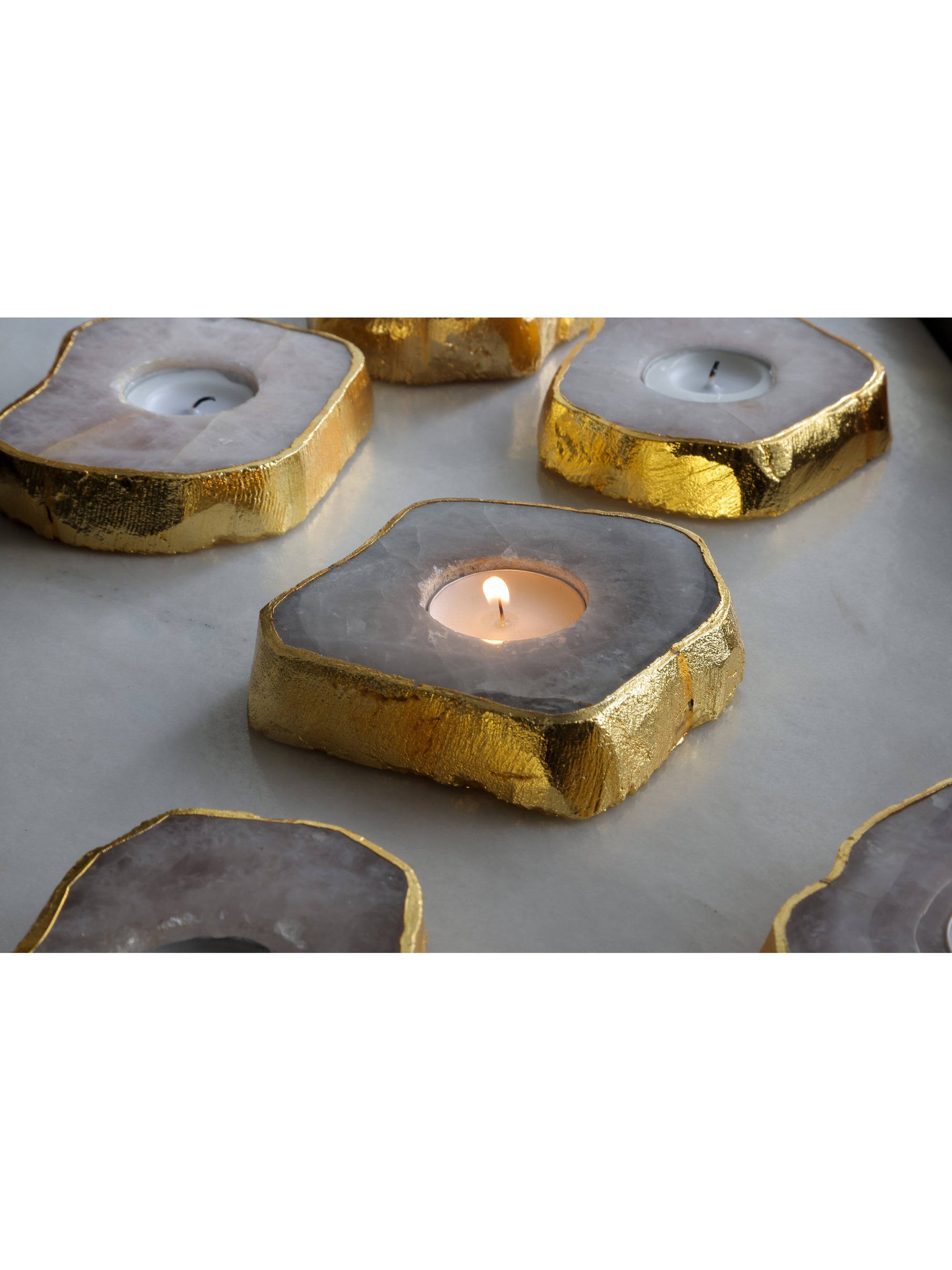 Semi Precious Tea Light Holder