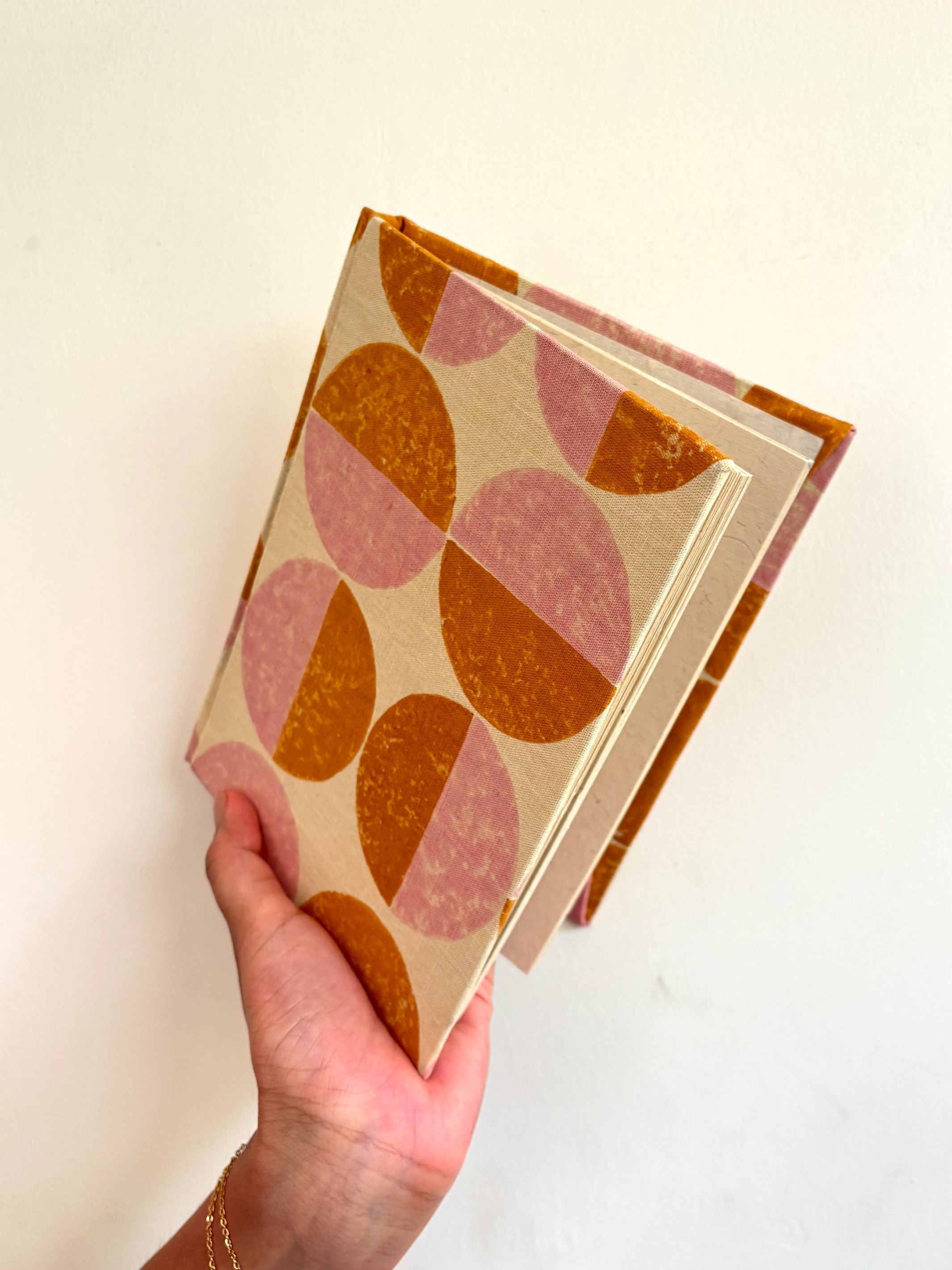Handcrafted Sustainable A5 Diary Journal Notebook l Handmade Paper l Semi-Sphere