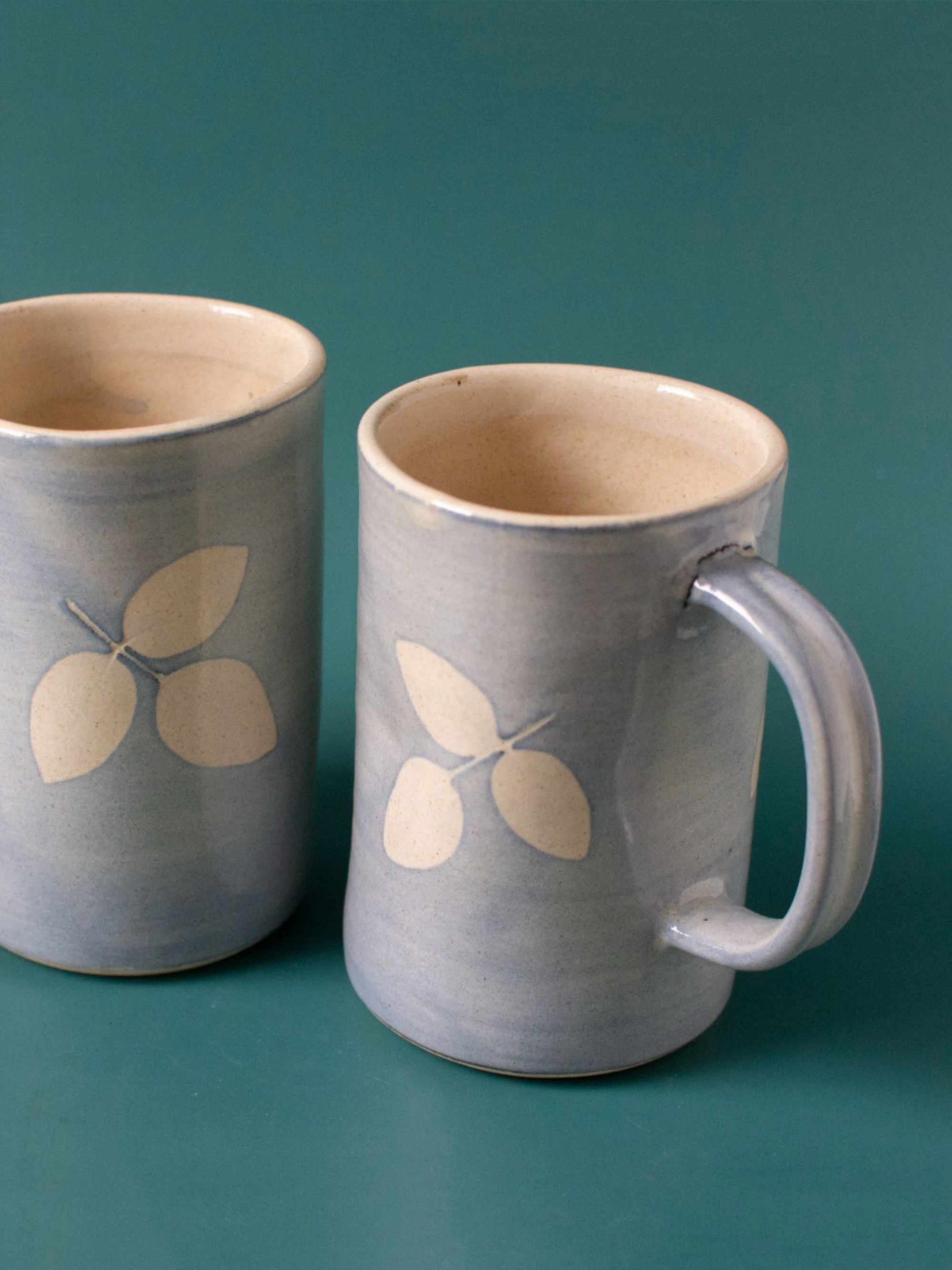 Snowflake Beer Mugs- Set of 2
