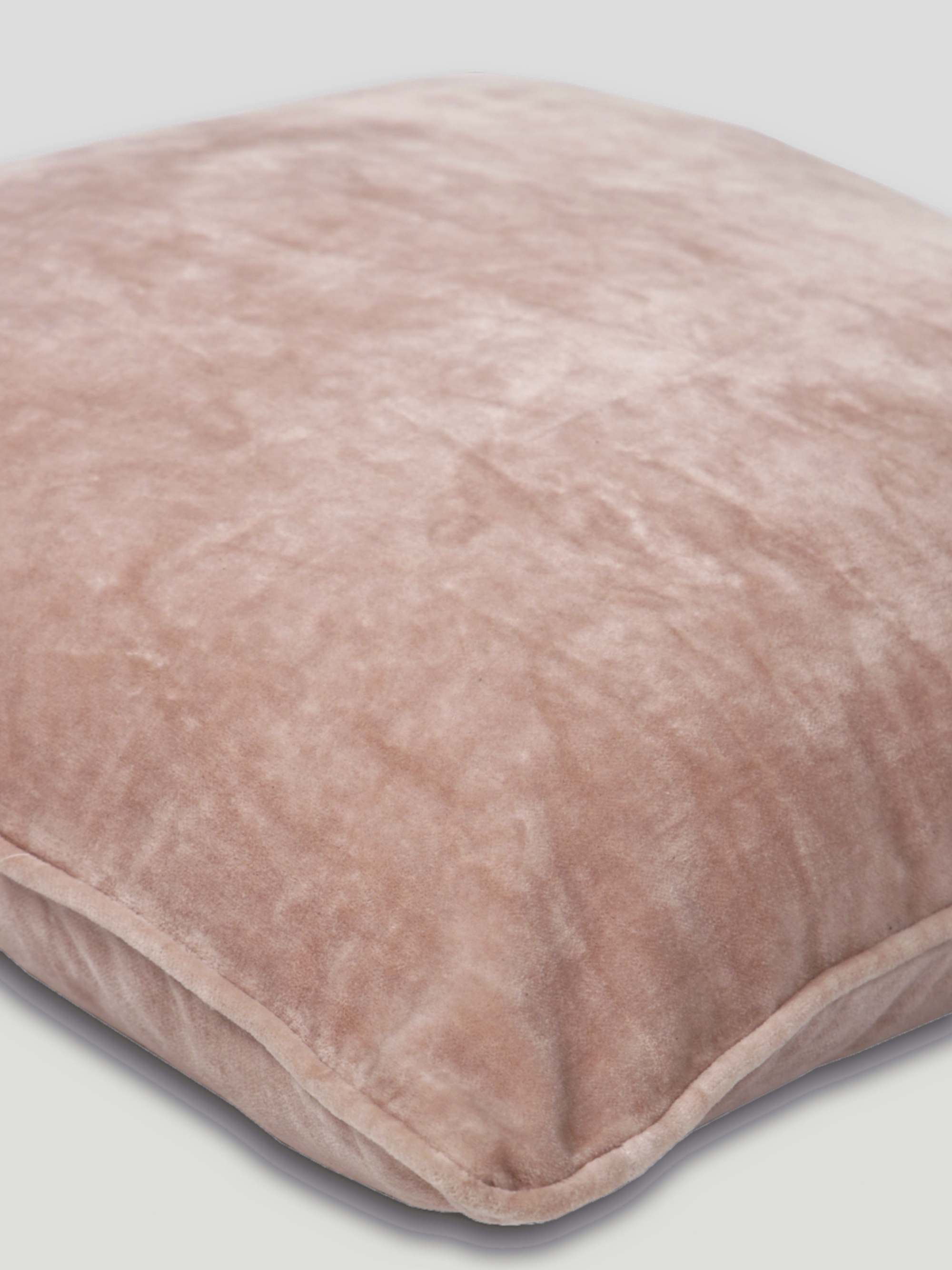 Soft Pink Velvet Cushion Cover