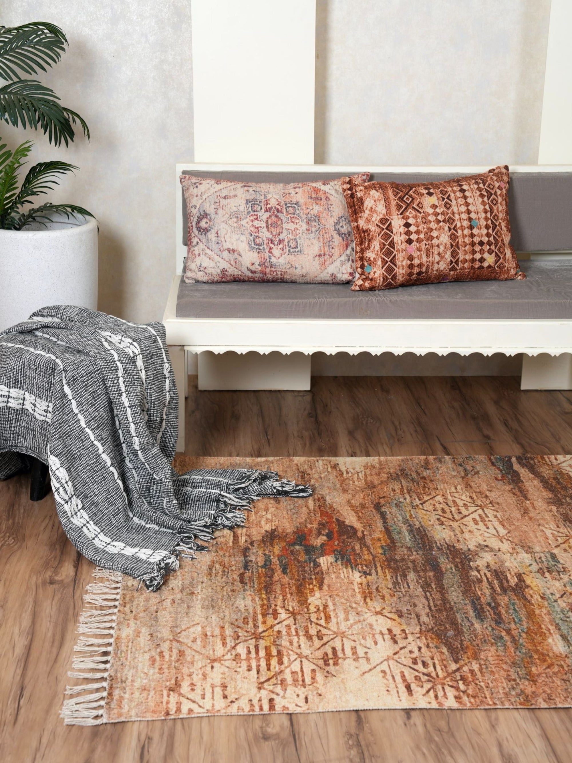 Printed Handloom Rug - Spectrum