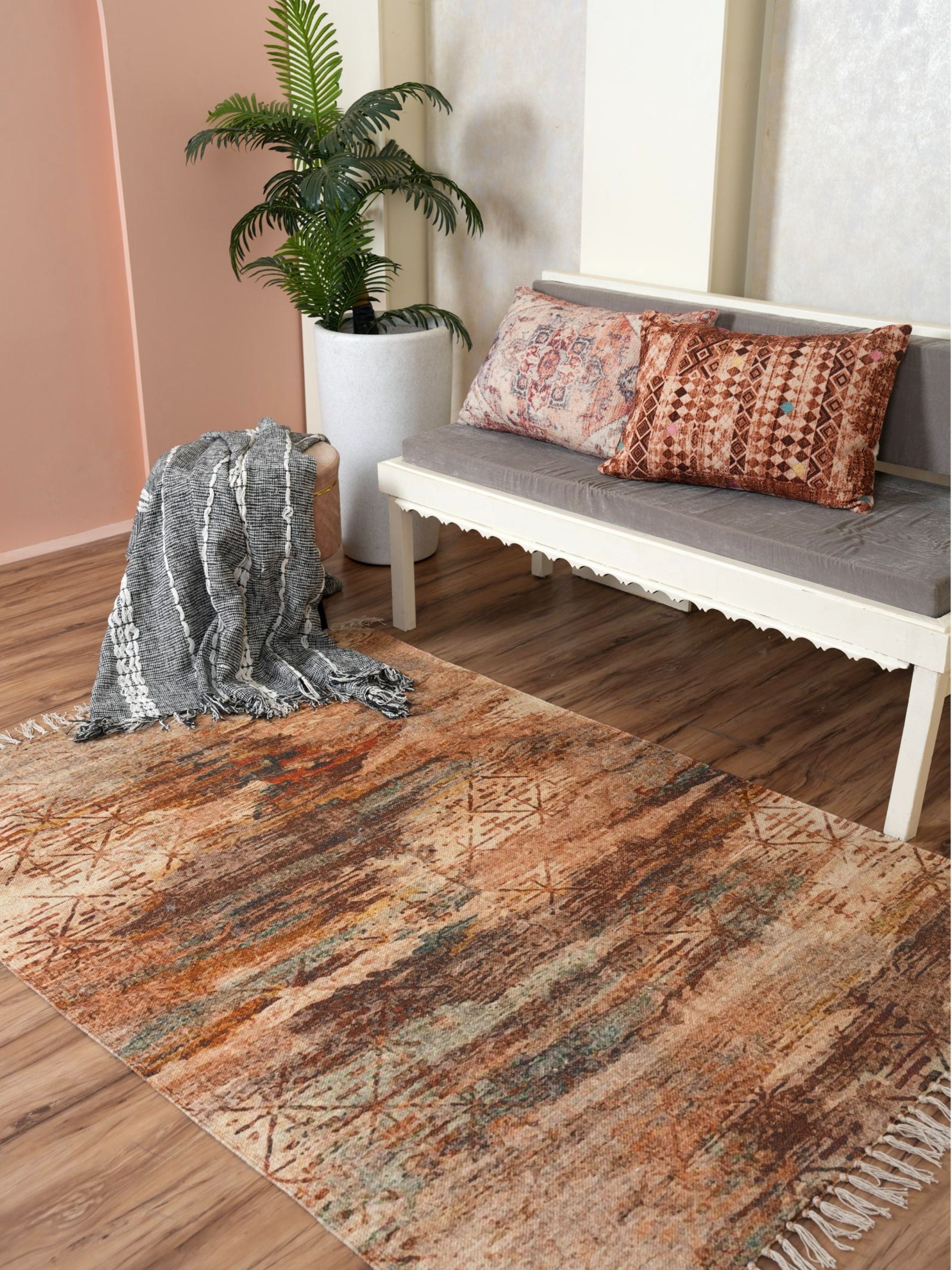 Printed Handloom Rug - Spectrum