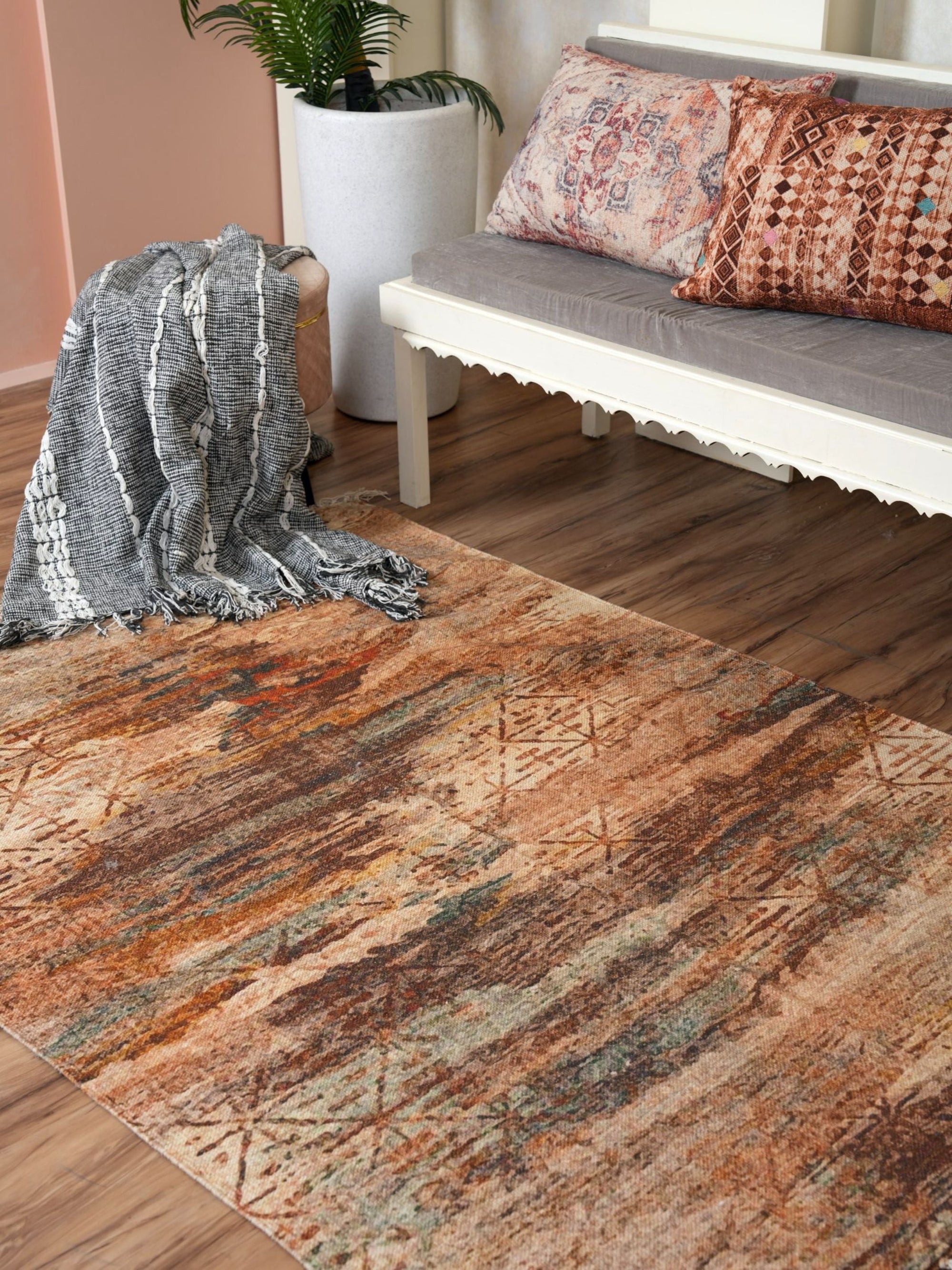 Printed Handloom Rug - Spectrum