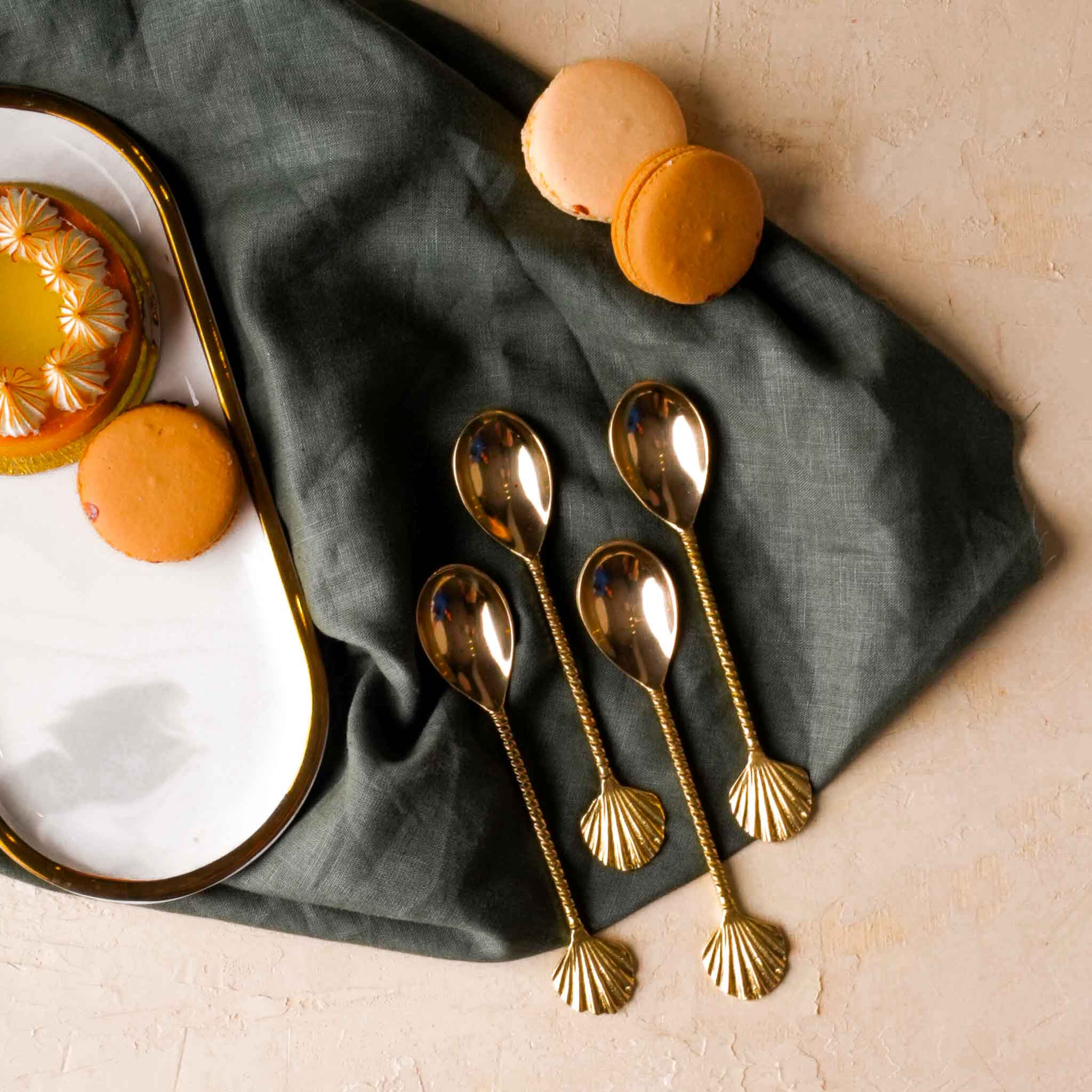 Brass Spoons (4pc set)