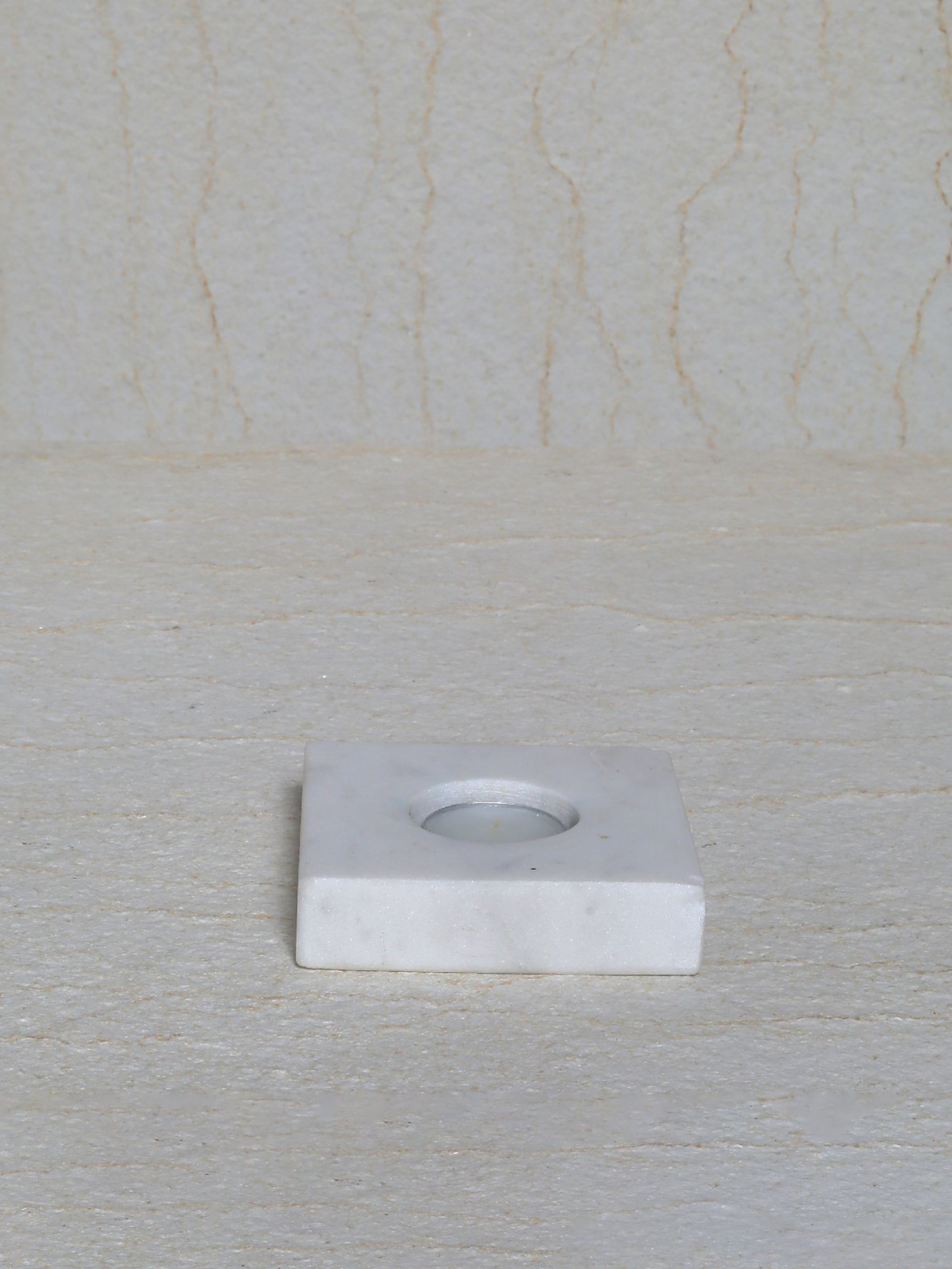 Square Marble Tealight Holder
