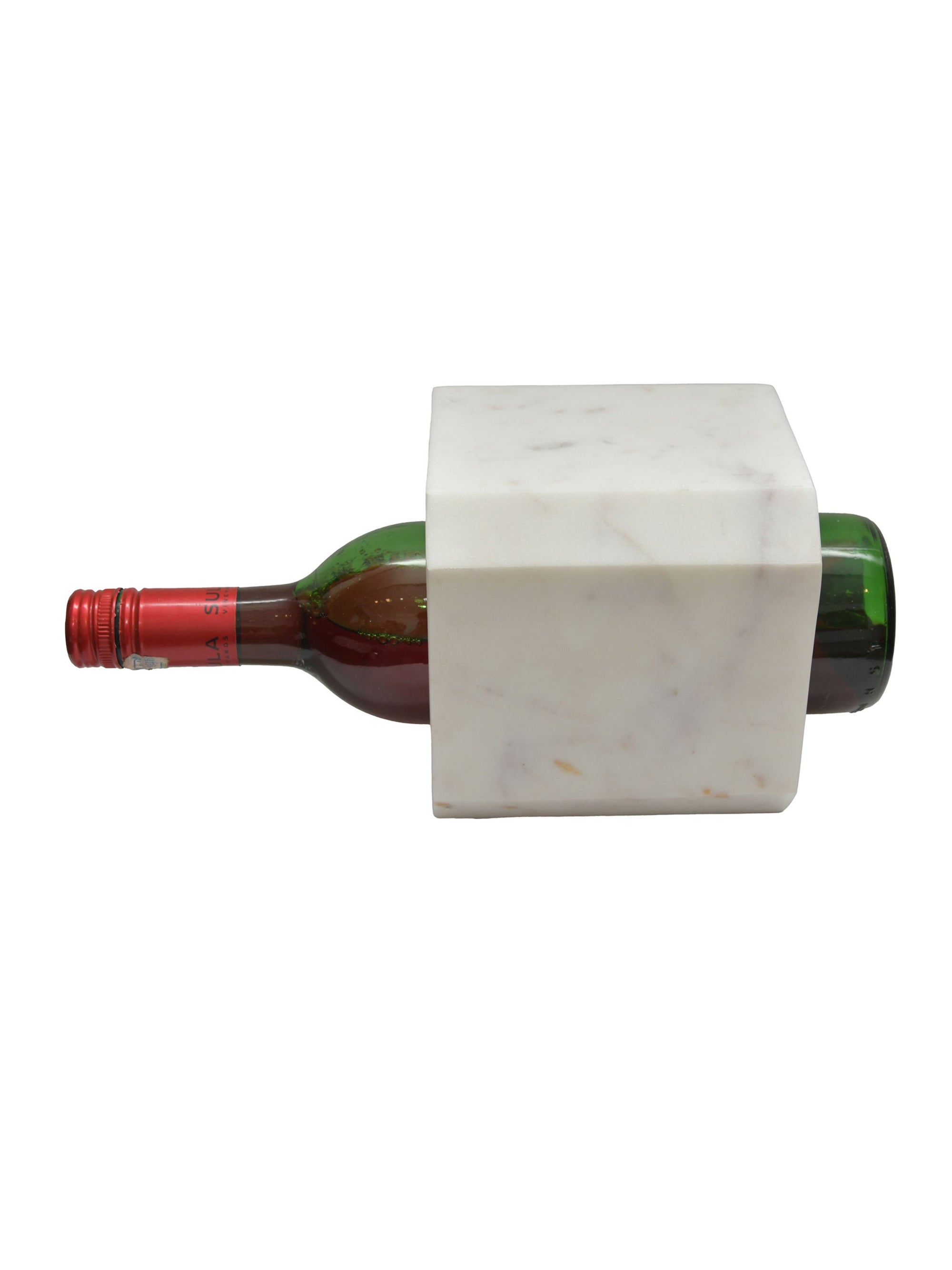 Square Marble Wine Bottle Holder