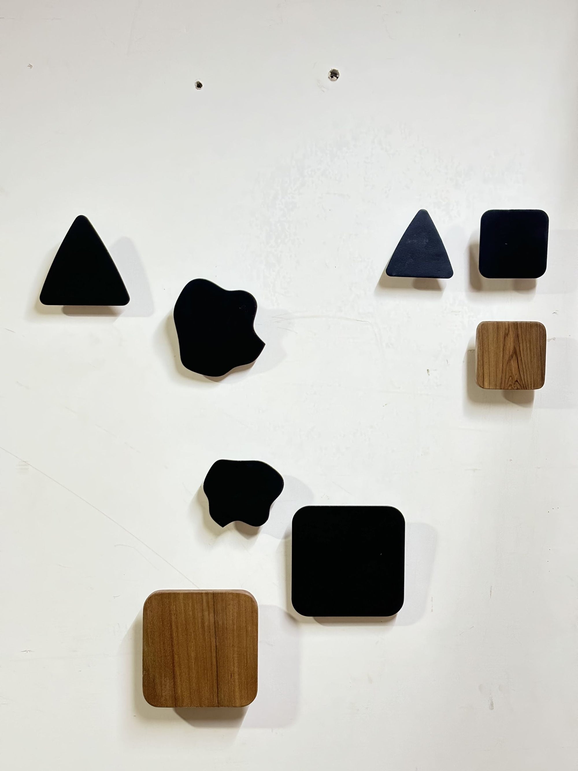 Wall Hook Wood Button - Square