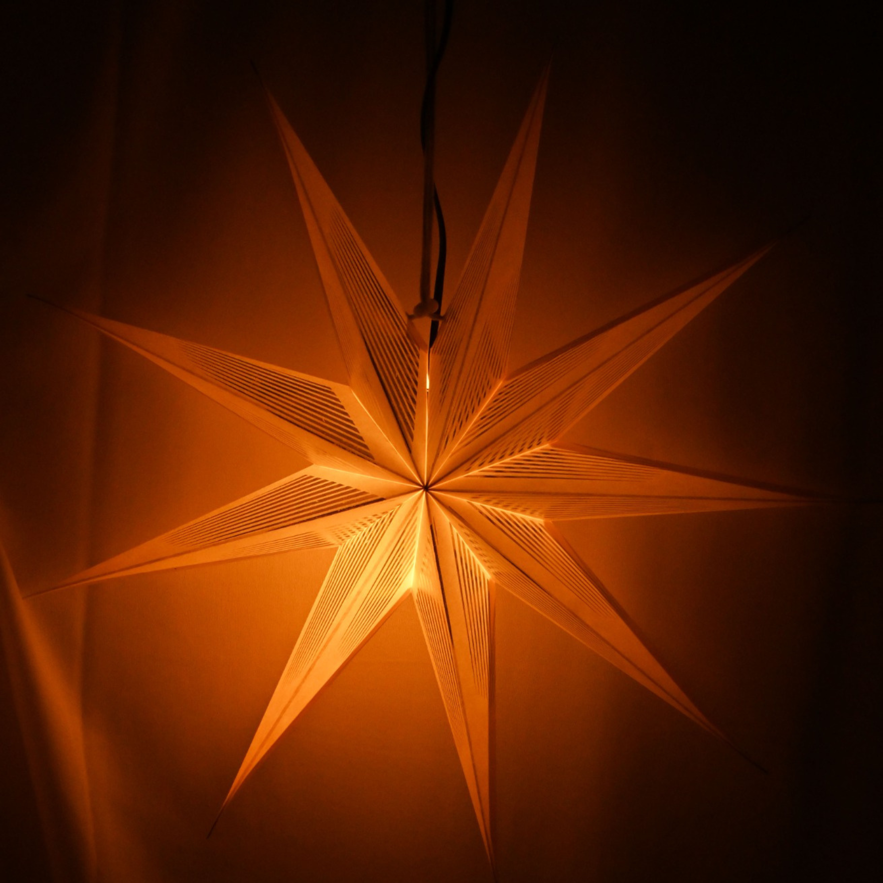 Antique Gold Paper Star
