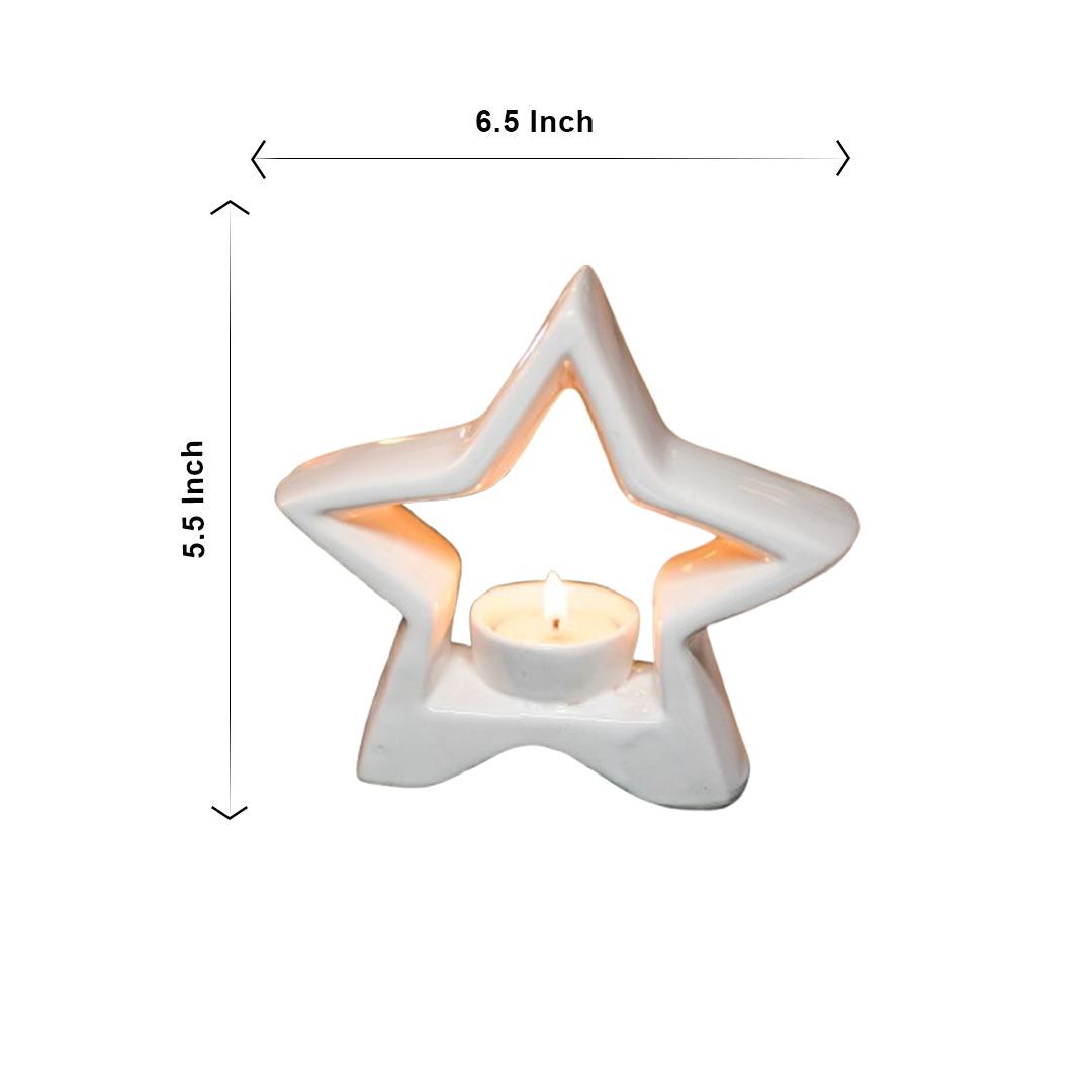 Star-Shaped Tea Light Holder