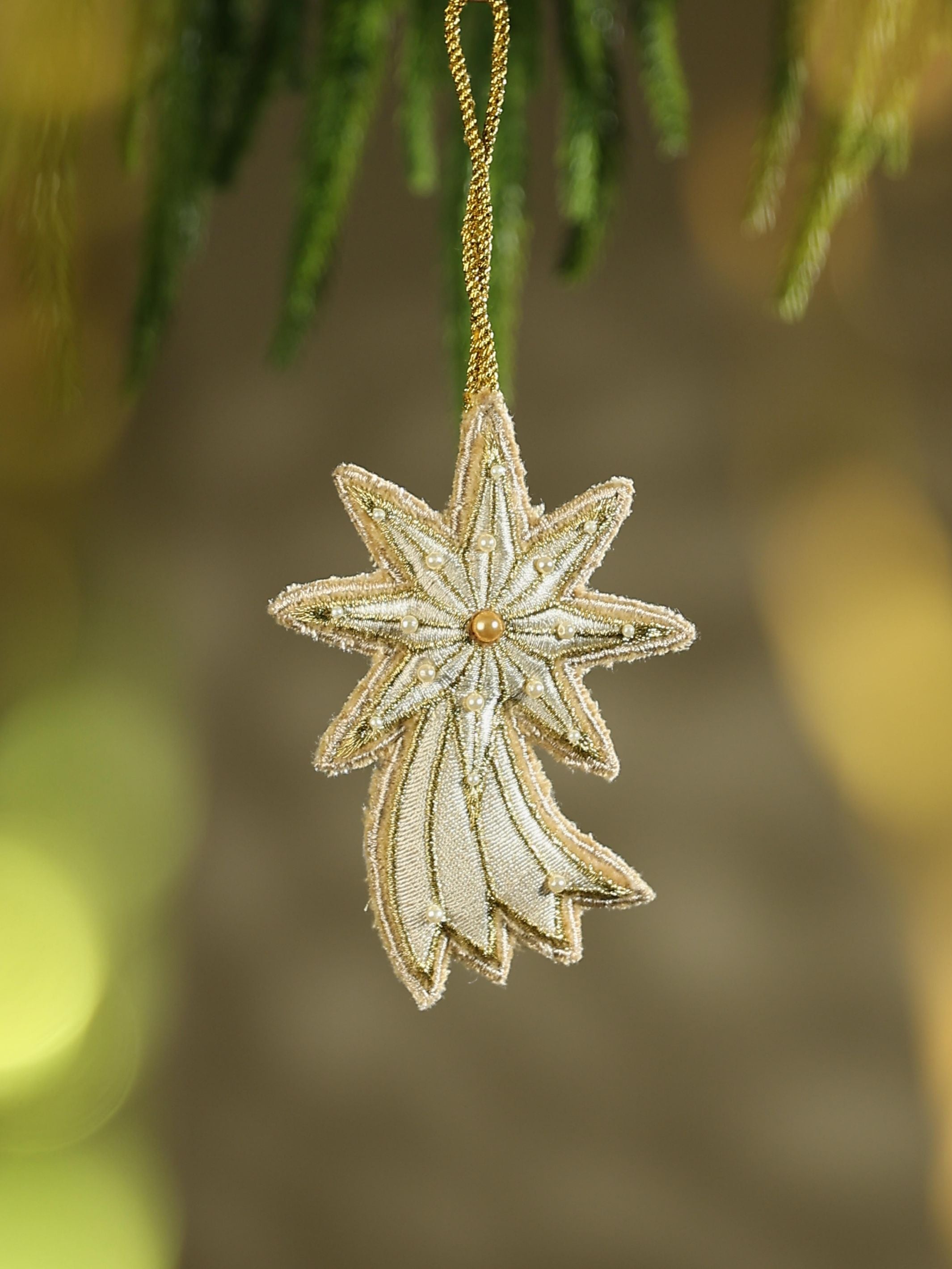 Star Fabric Christmas Ornaments