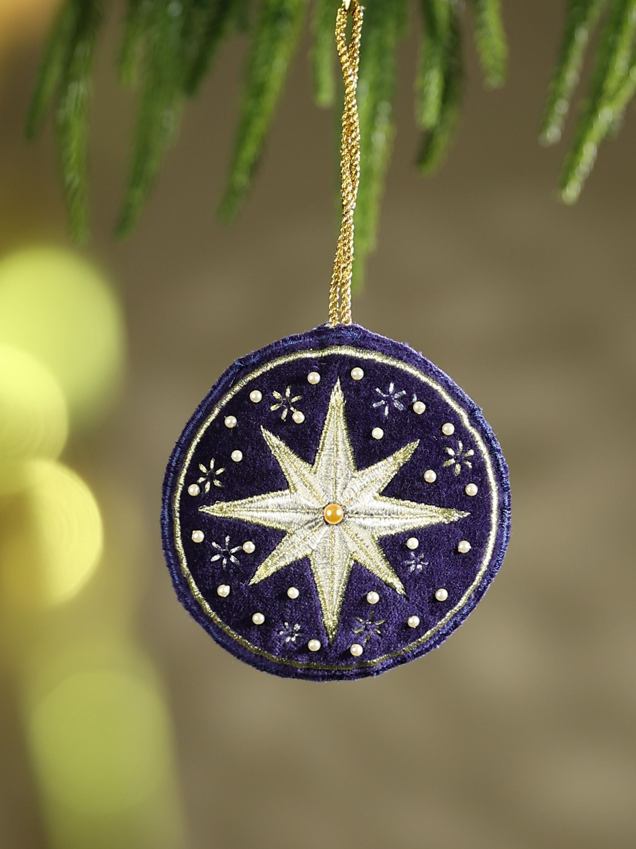 Star Fabric Christmas Ornaments