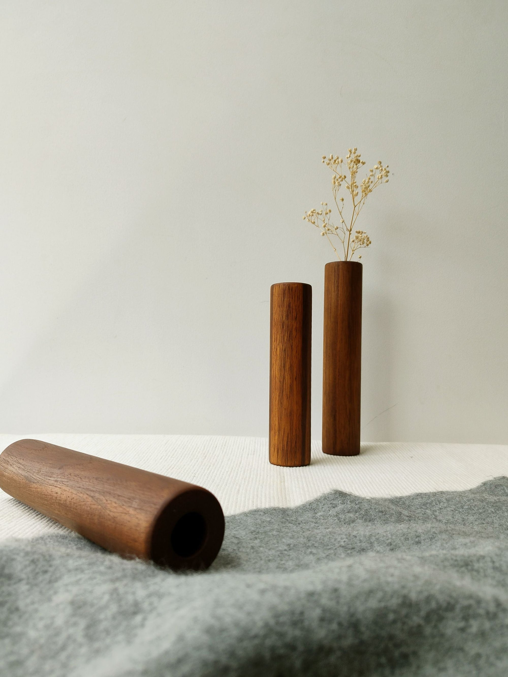 Wooden Stem Vase