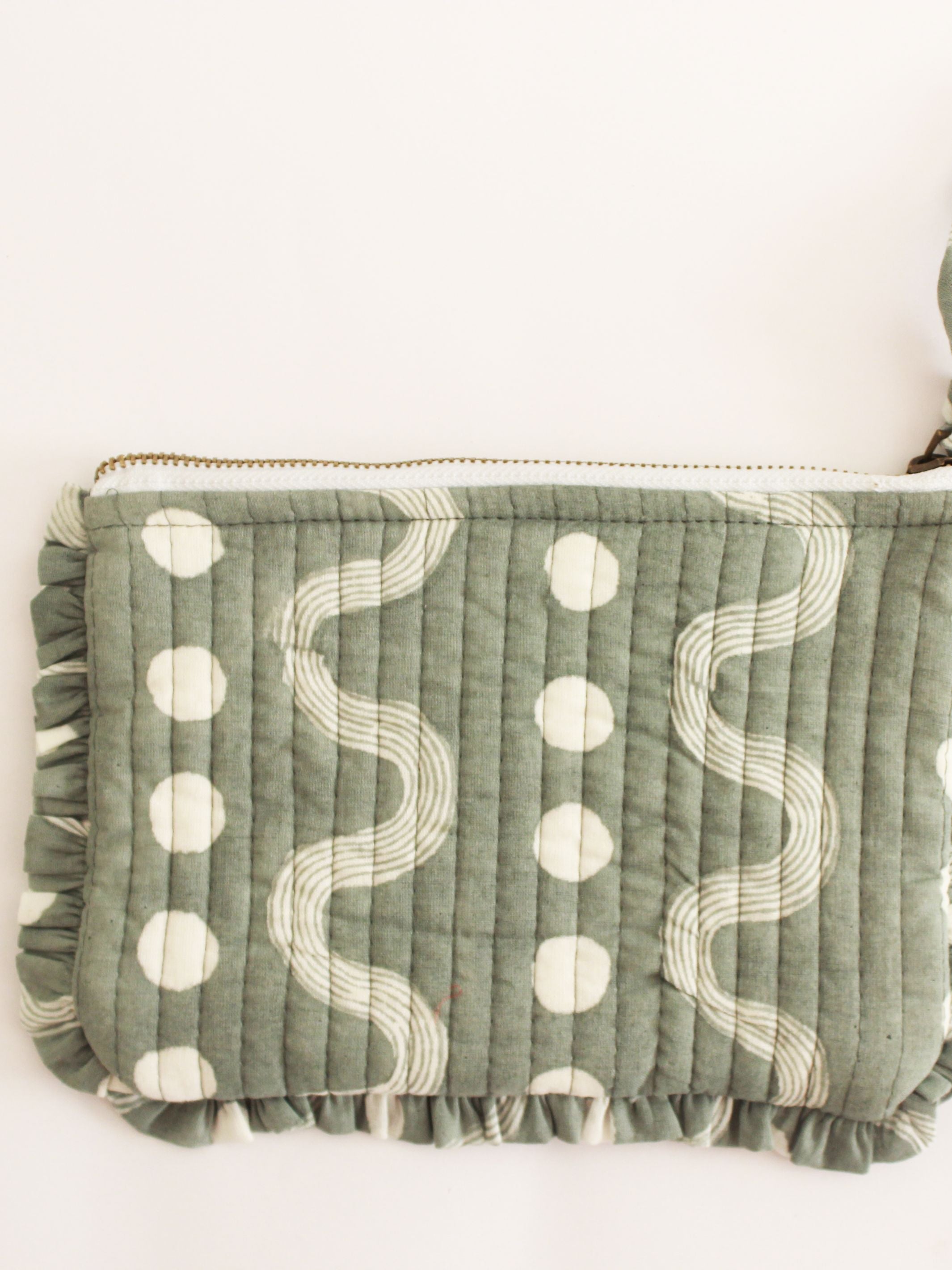 Cotton Travel Organizer Kit - Sustainable Quilted Set of 3