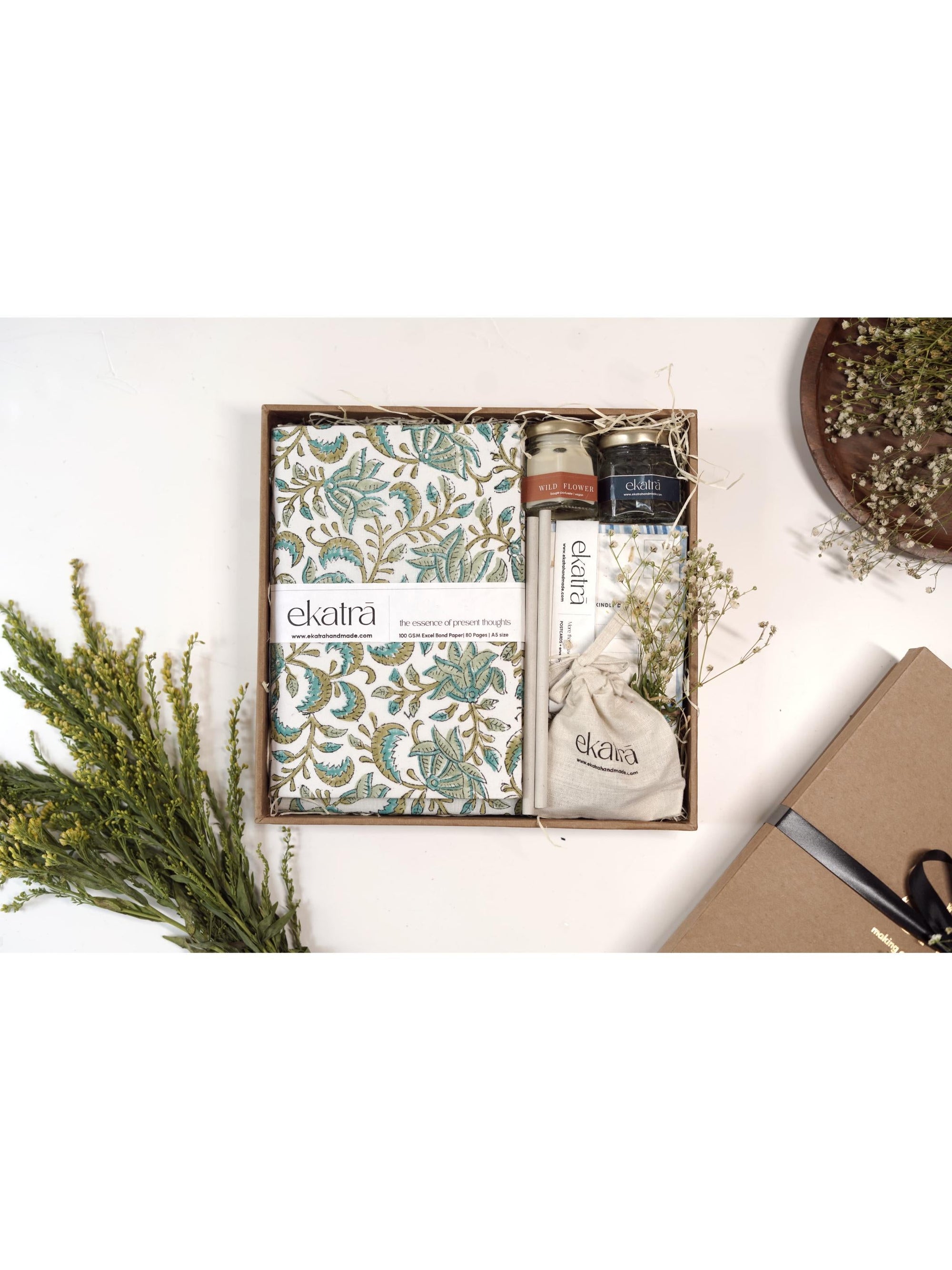 Sustainable Thoughtful Hamper - Green Leafy Floral