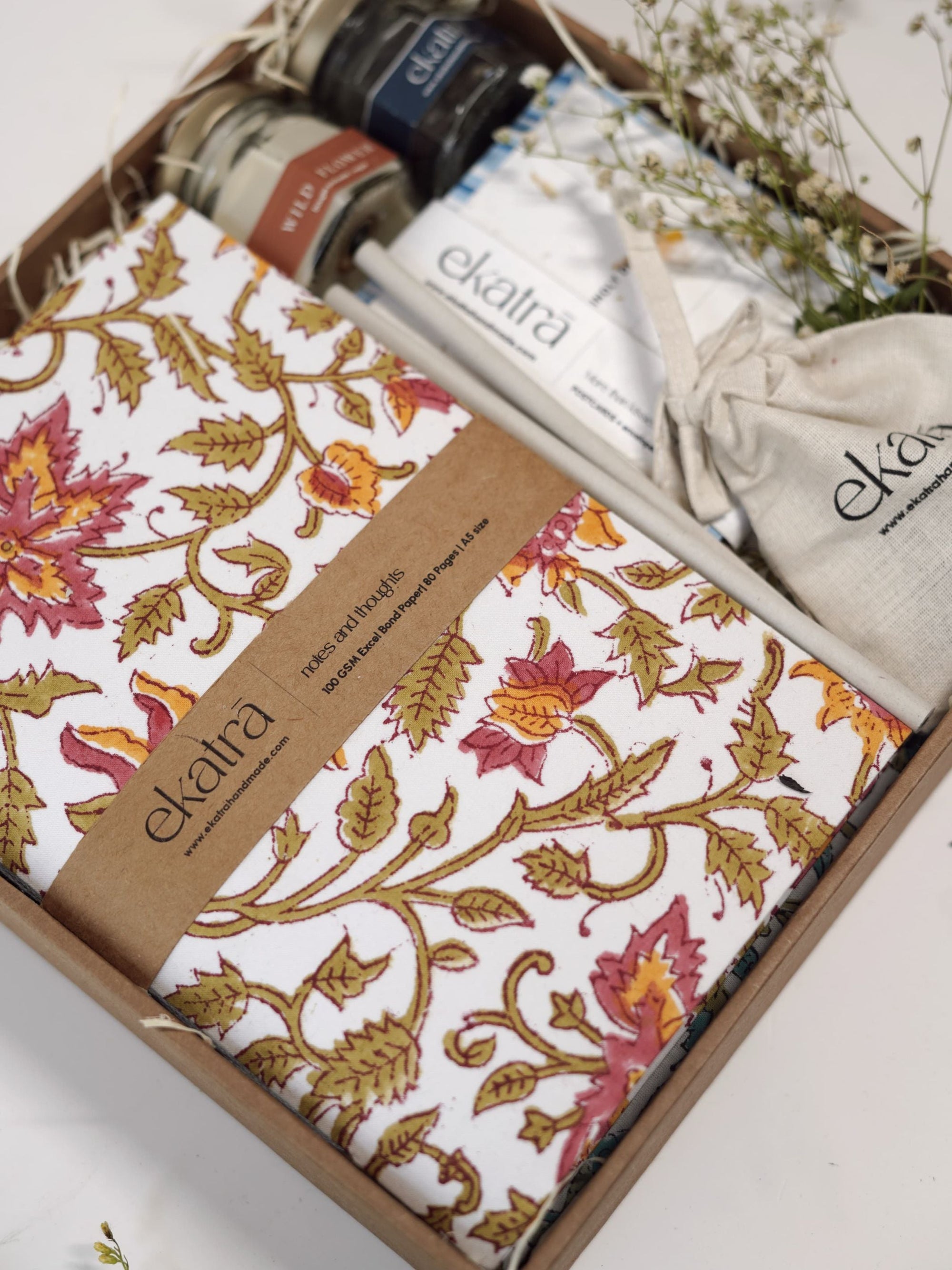 Sustainable Thoughtful Hamper - Pink Leafy Floral