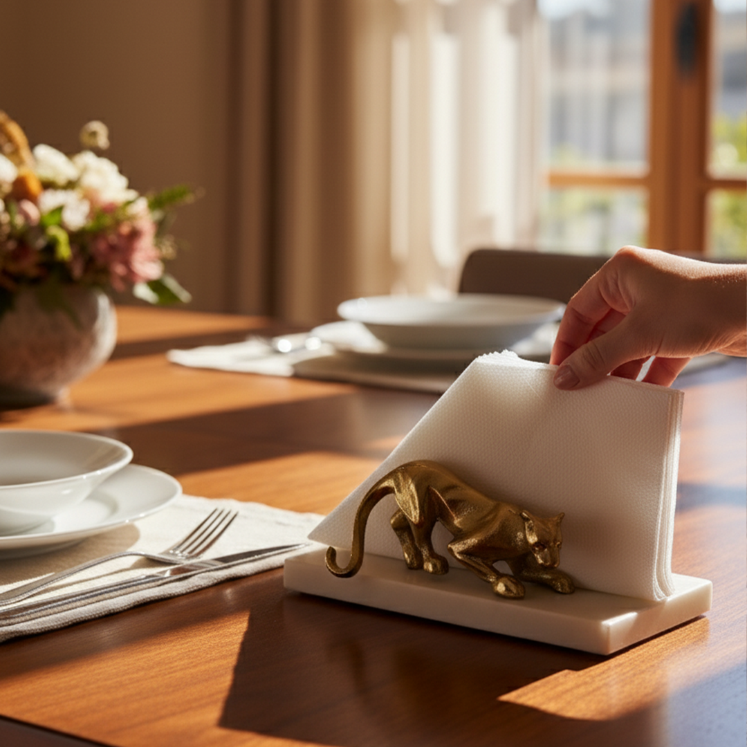 Feral Luxe - Handmade Marble Napkin Holder
