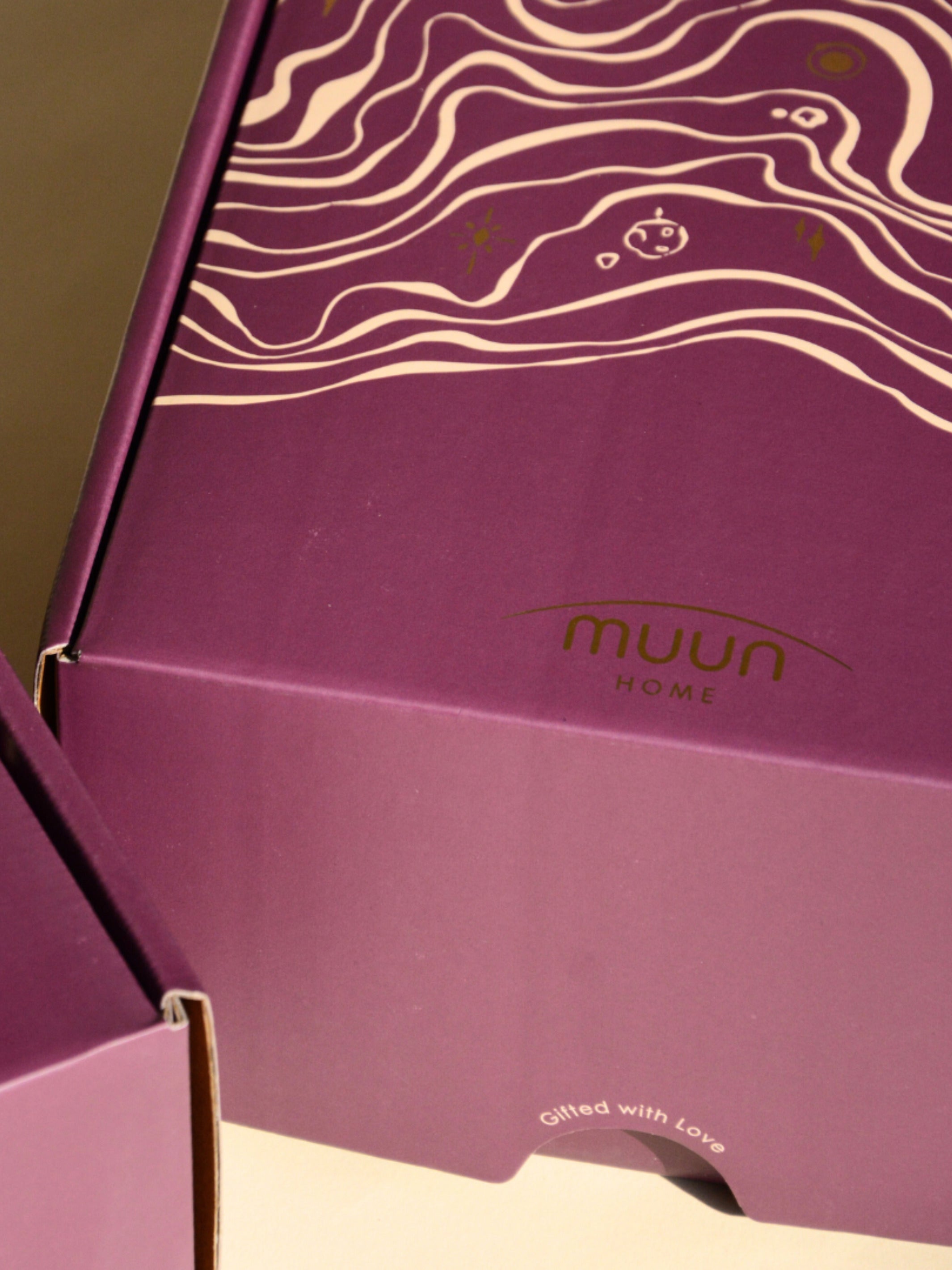 Tall Diya Gift Set - Tall Diya and Ringing bell - Amber