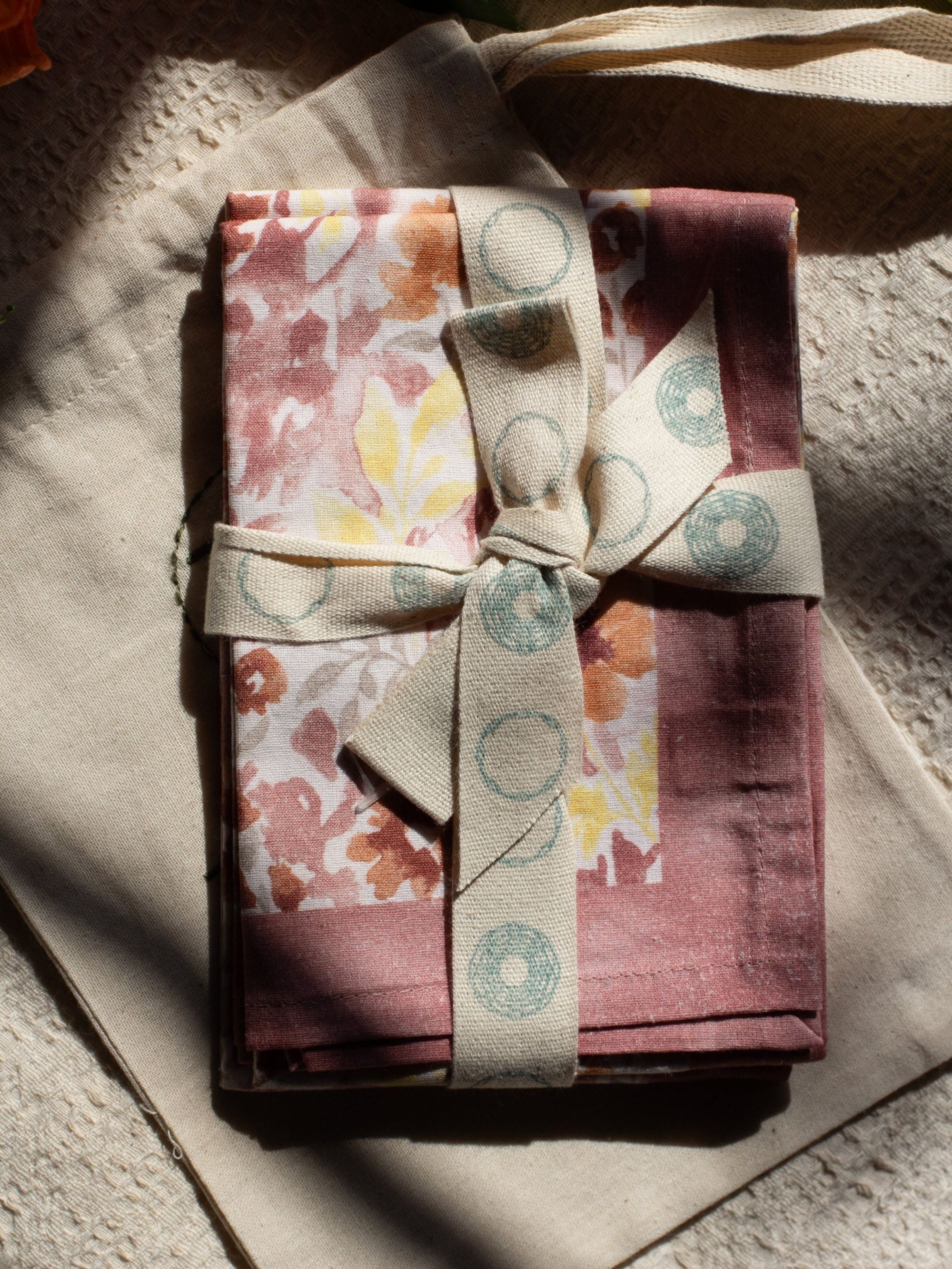Set Of 2 - Blooming Dream Cotton Napkin