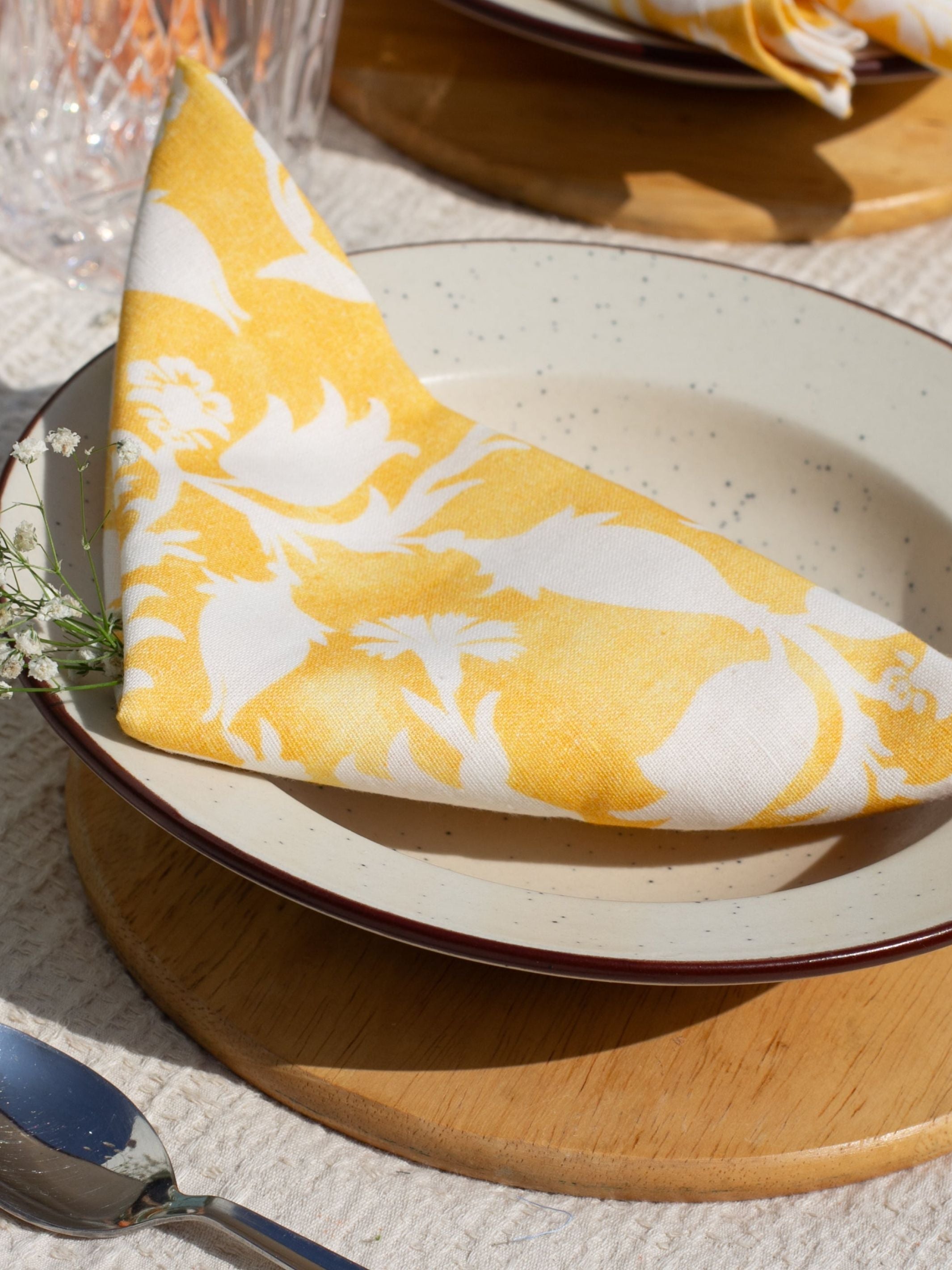 Set Of 2 - Raahat Jaal Cotton Napkin