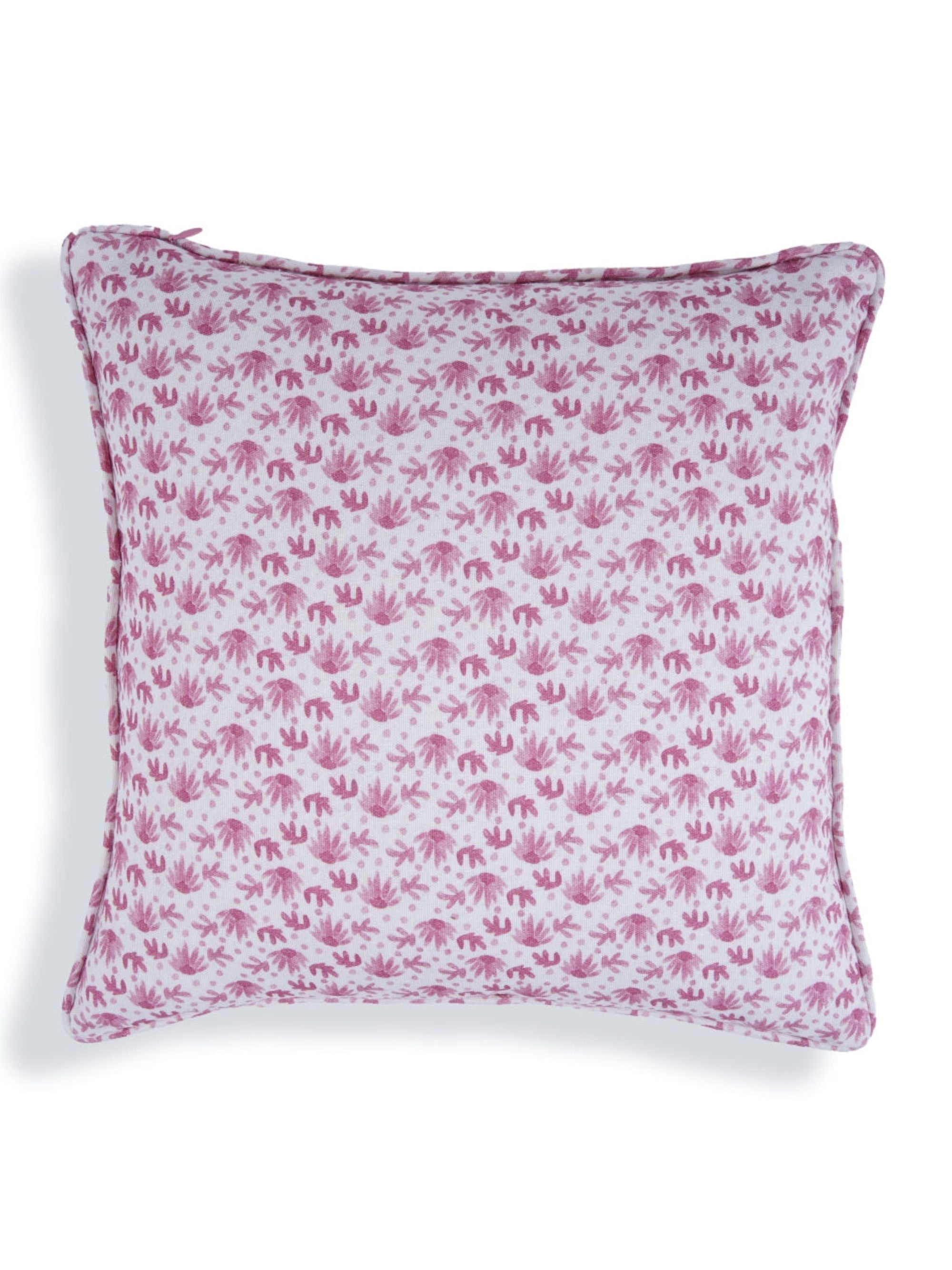Khwaab Yellow Garden Grid Cushion Cover