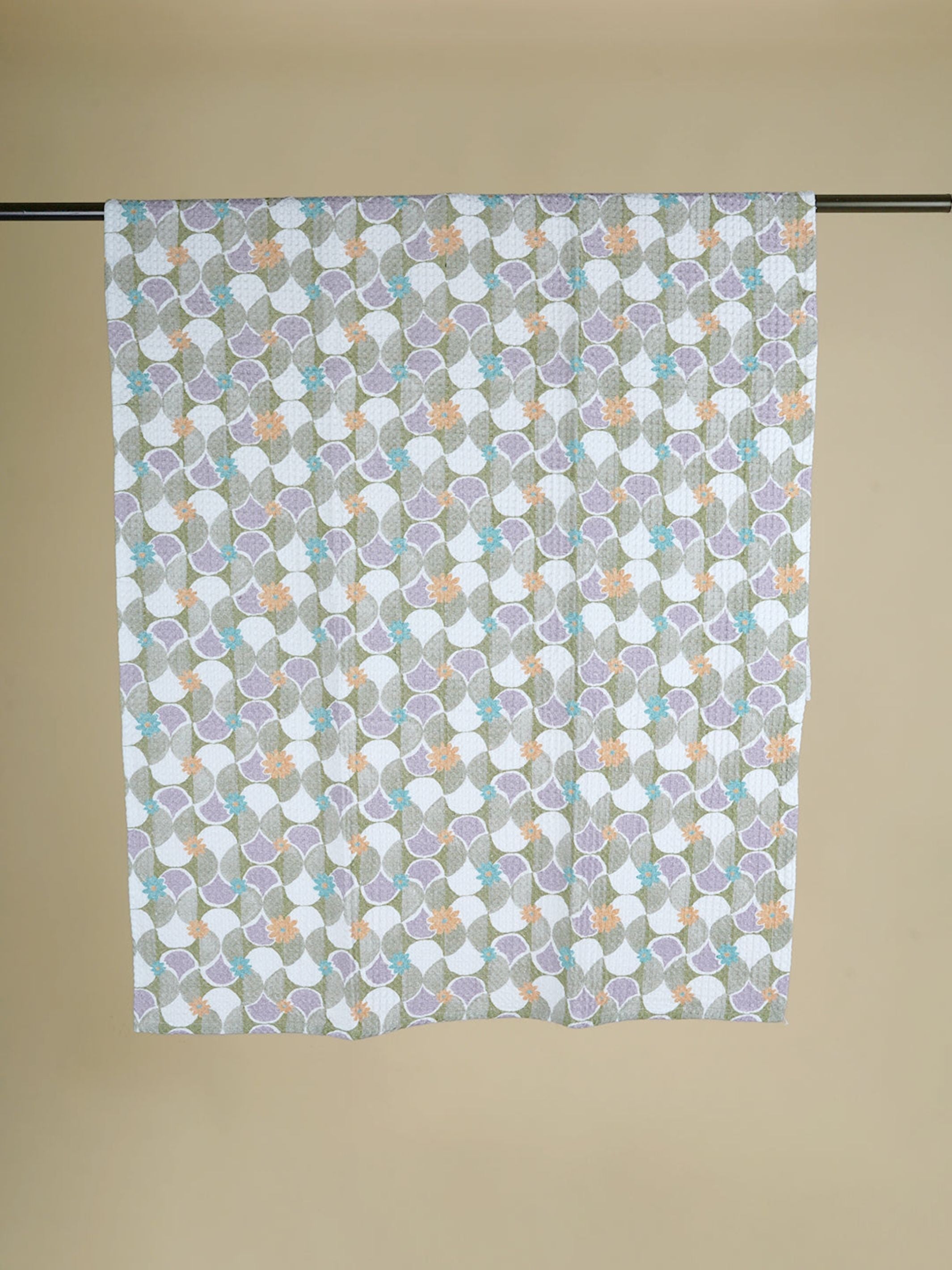 Mosiac Purple Bath Towel