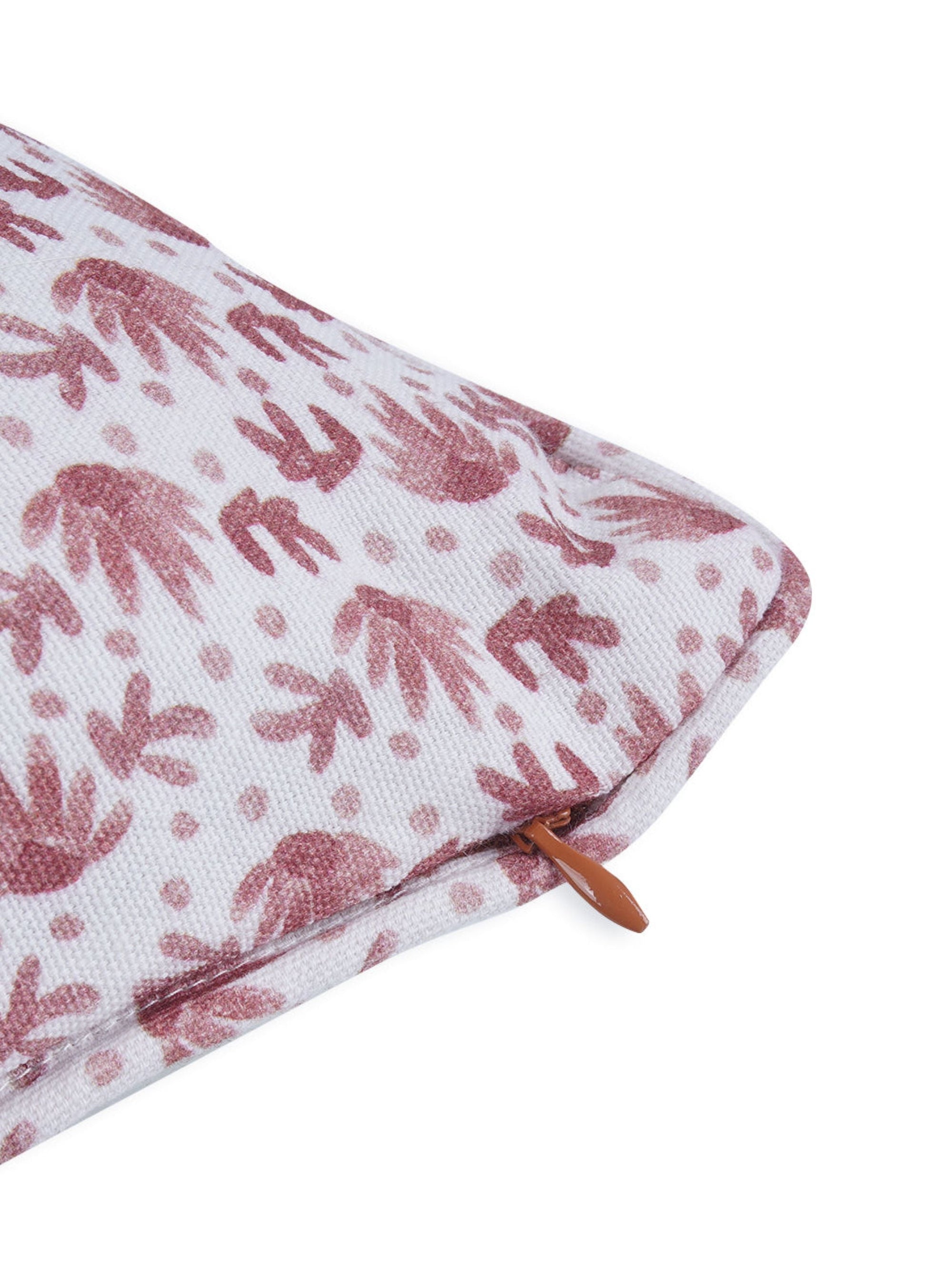 Khwaab Green Embroidered Cushion Cover 16"x 16" ( 40cm x 40cm)