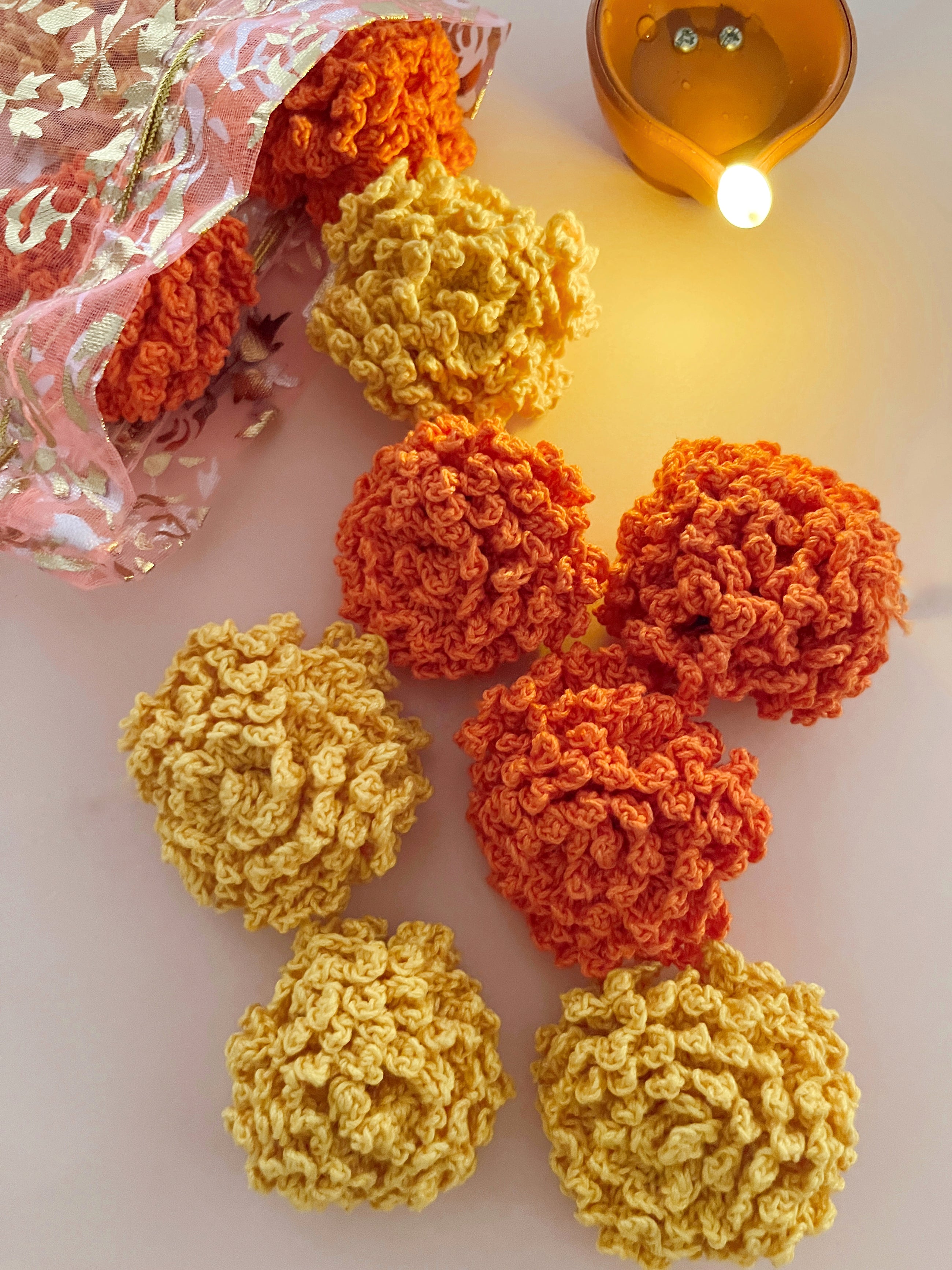 Crochet Genda Phool