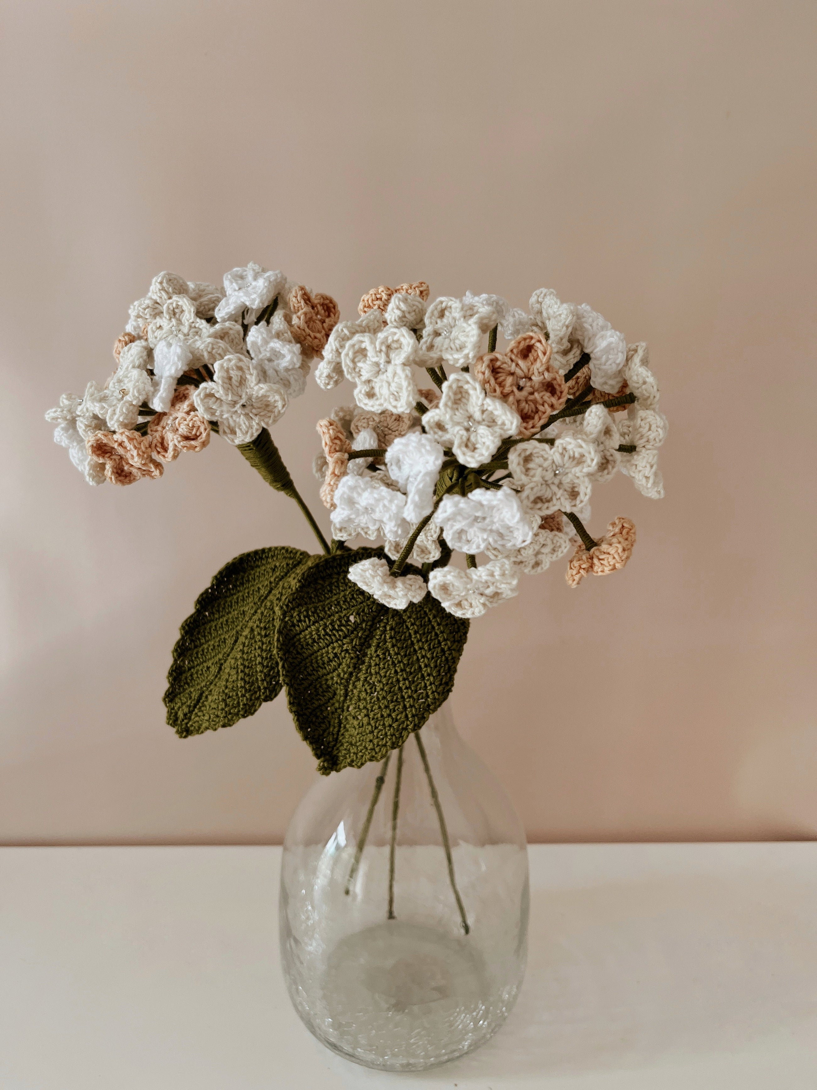 Crochet Hydrangea Flower