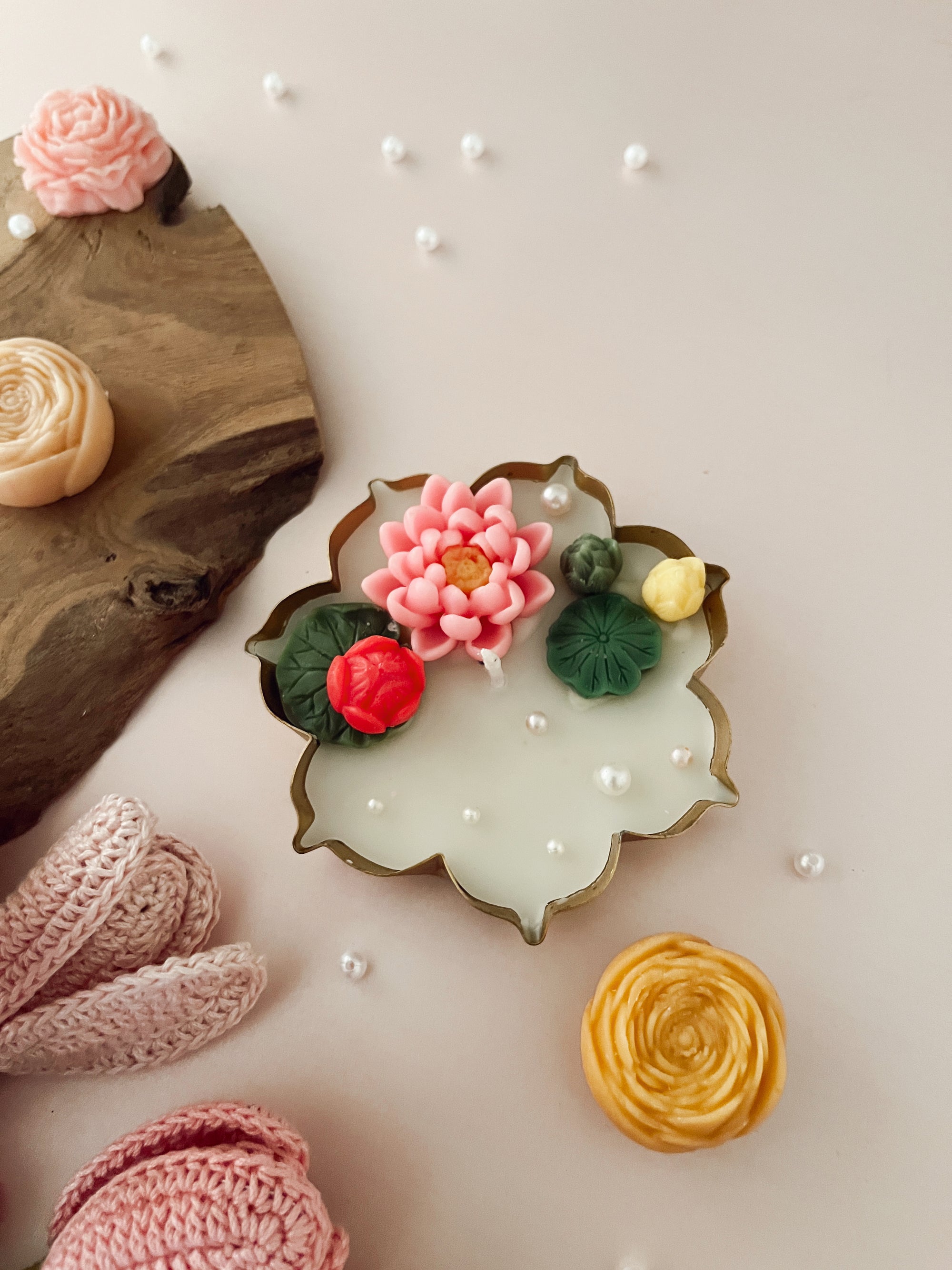 Mini Lotus Pond Candle