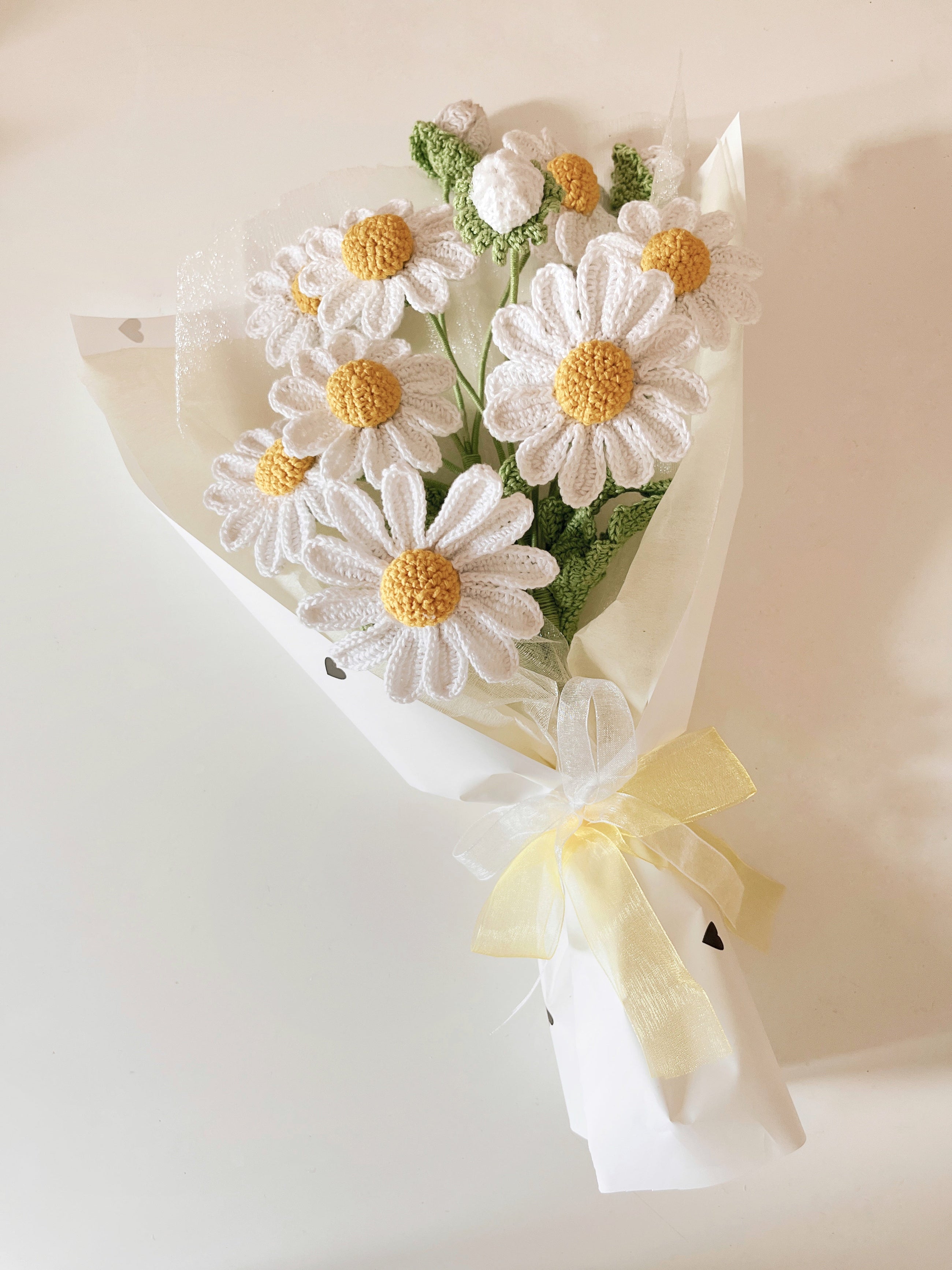 Crochet Daisy Bouquet