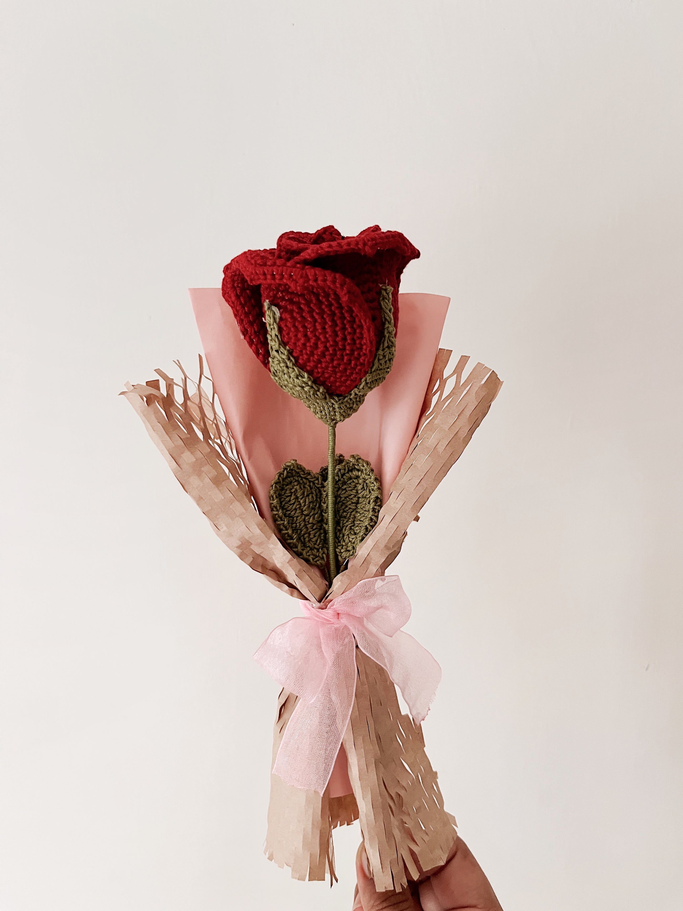 Crochet Rose Bouquet