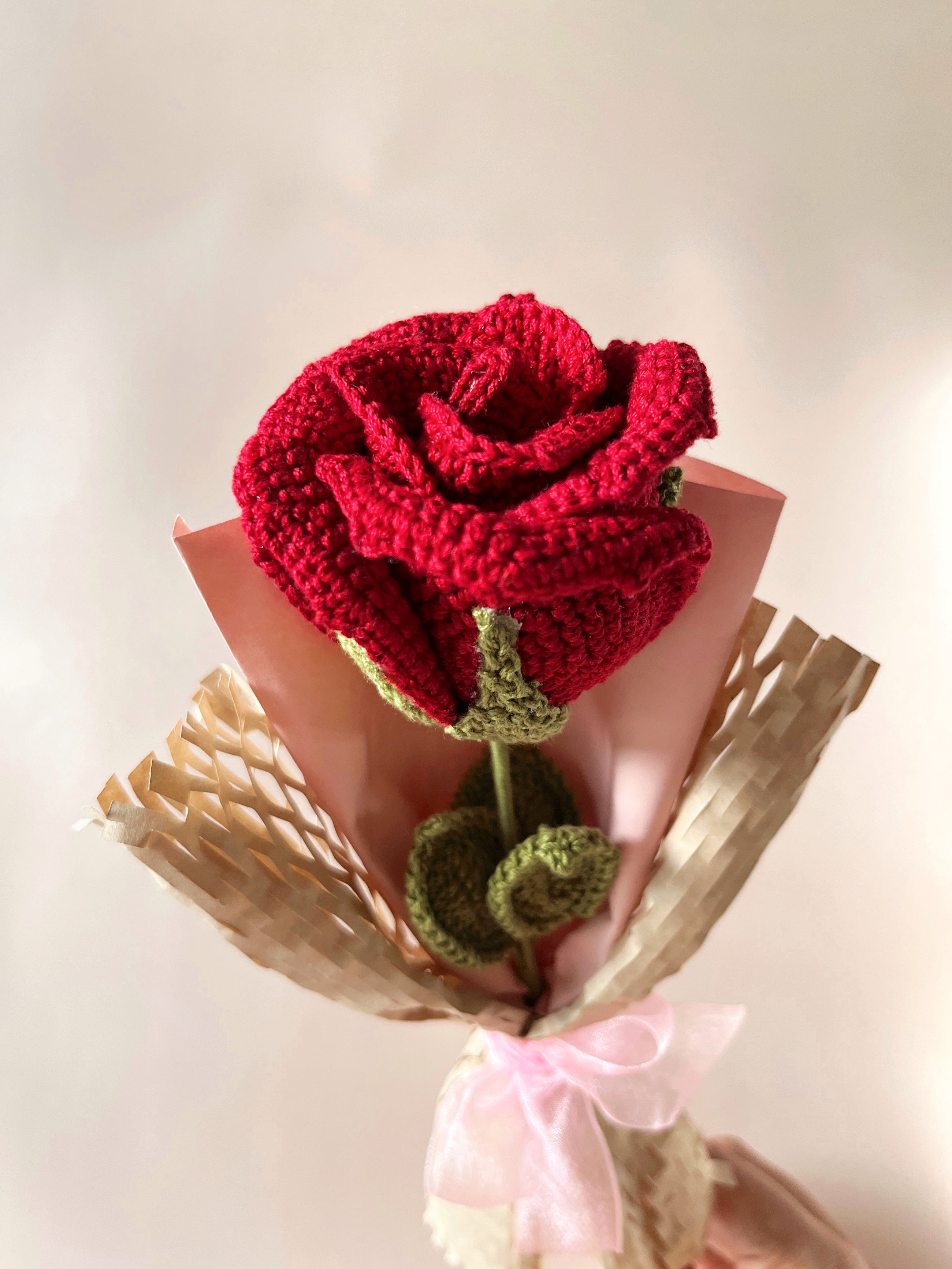Crochet Rose Bouquet
