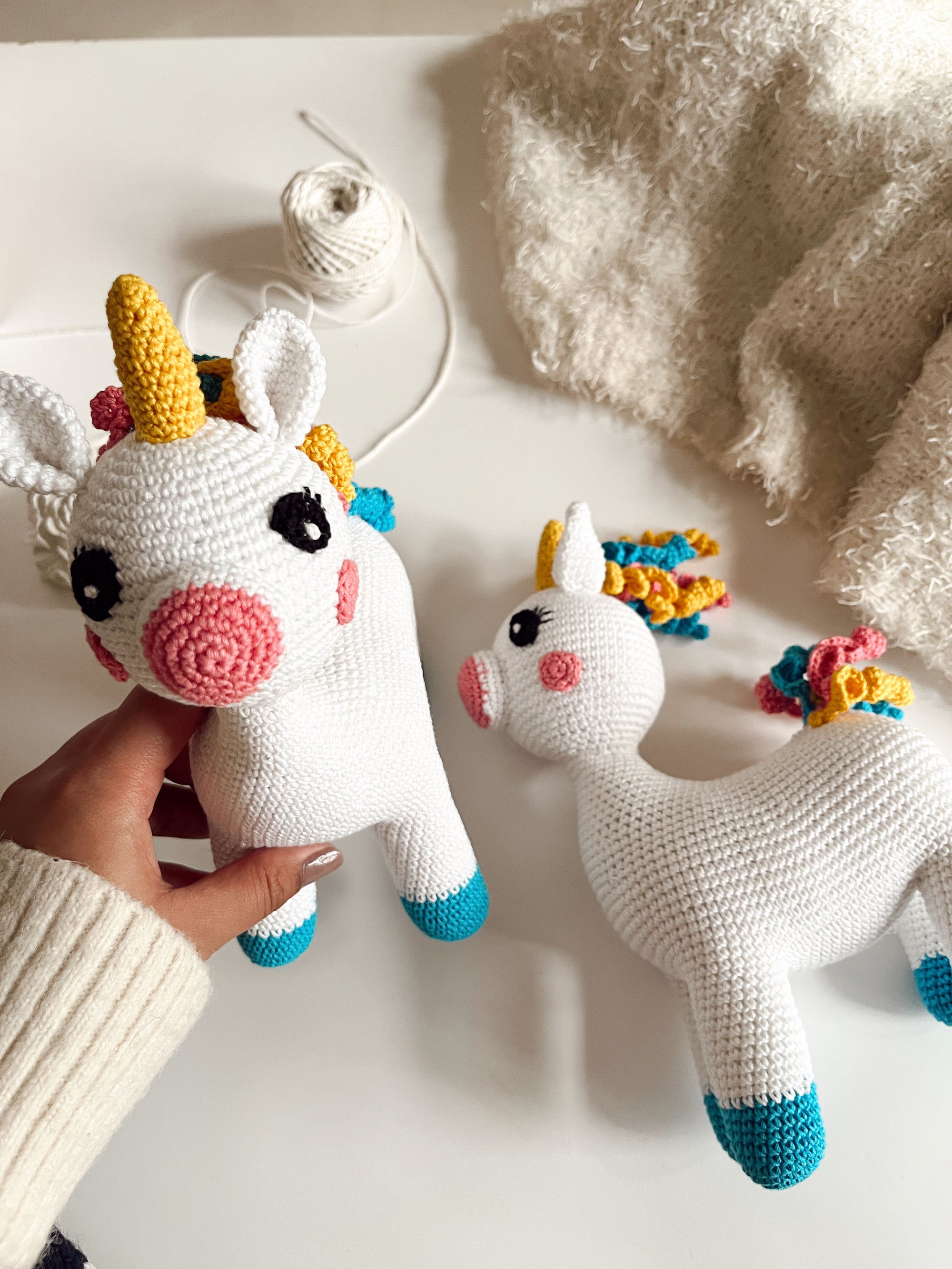 Crochet Unicorn Toy